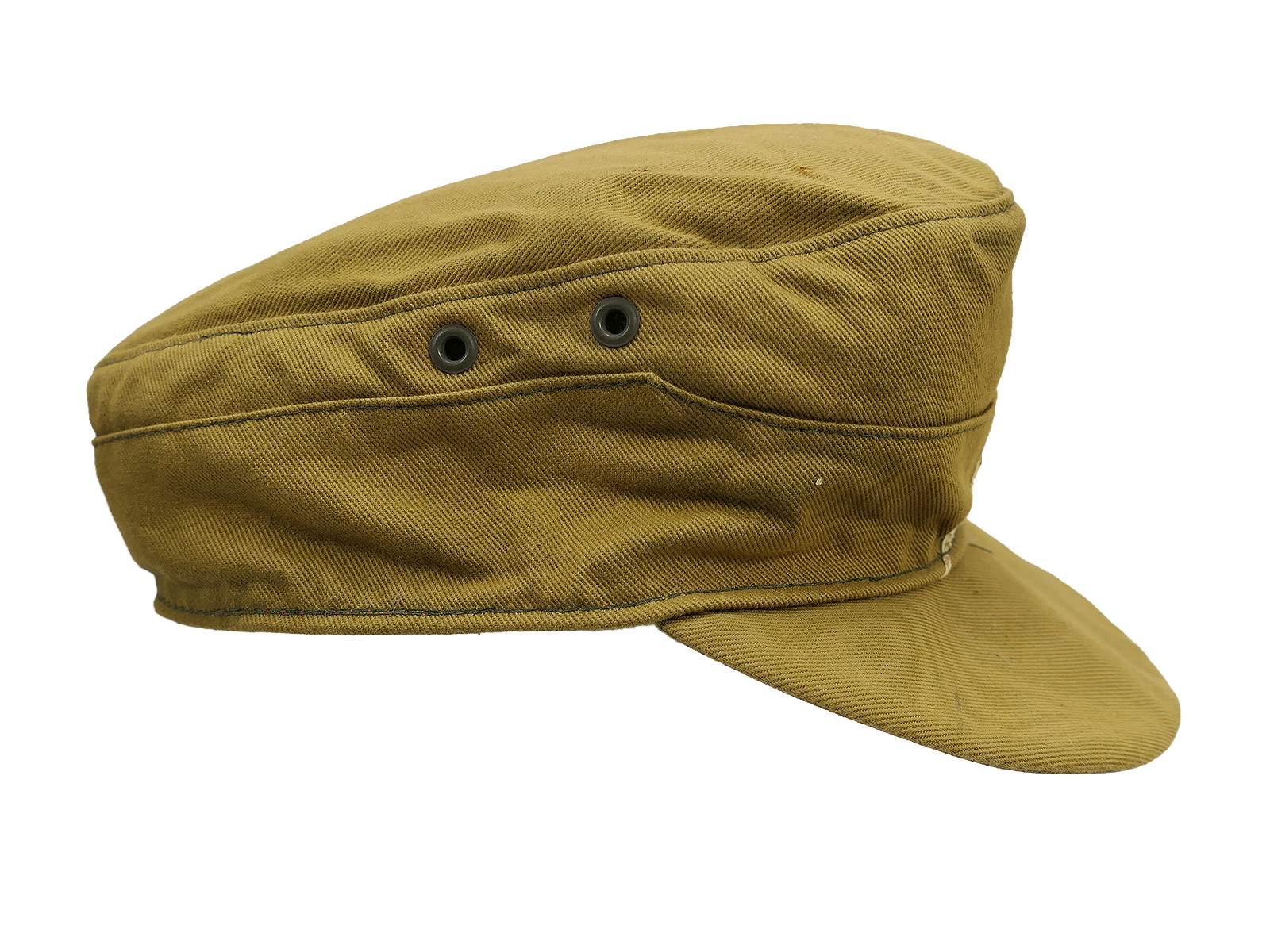 US POW Tropical M43 Field Cap, Afrika Korps Tropical Cap, DAK Size 57, COLLECTION, BATTLE-WORN