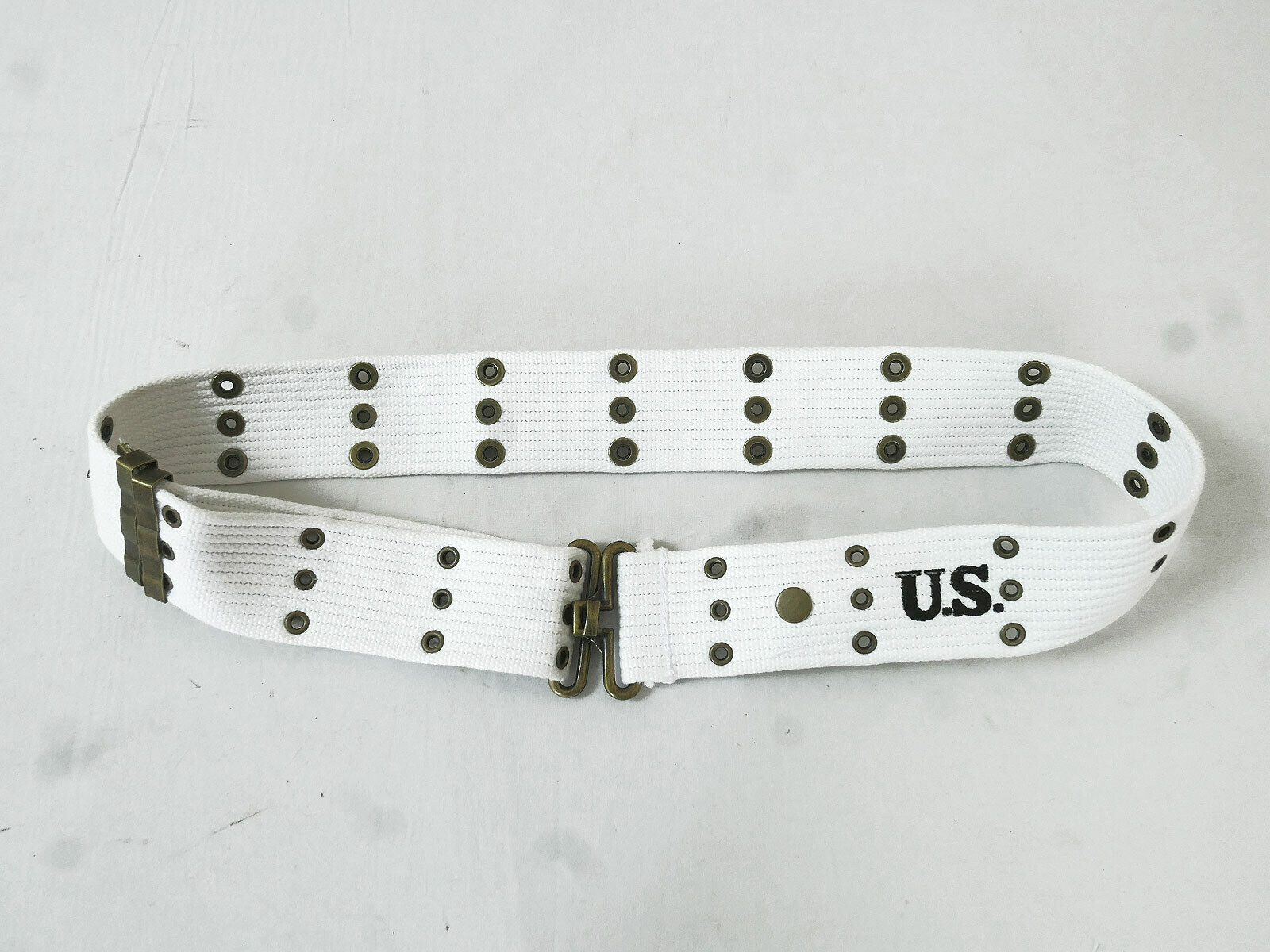 s-l1600-22FEKVlVvHFg6qn US MP Military Police Pistol Belt Belt white military police 120cm hole belt