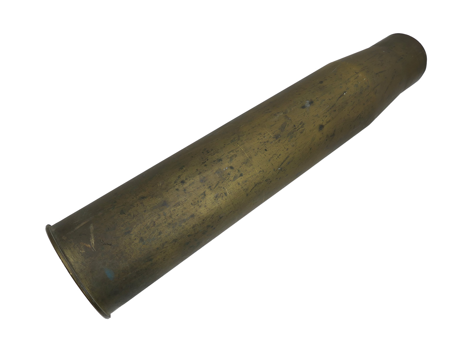 Original 105mm brass shell casing, tank cartridge, 8.5kg, decorative umbrella stand – COLLECTION