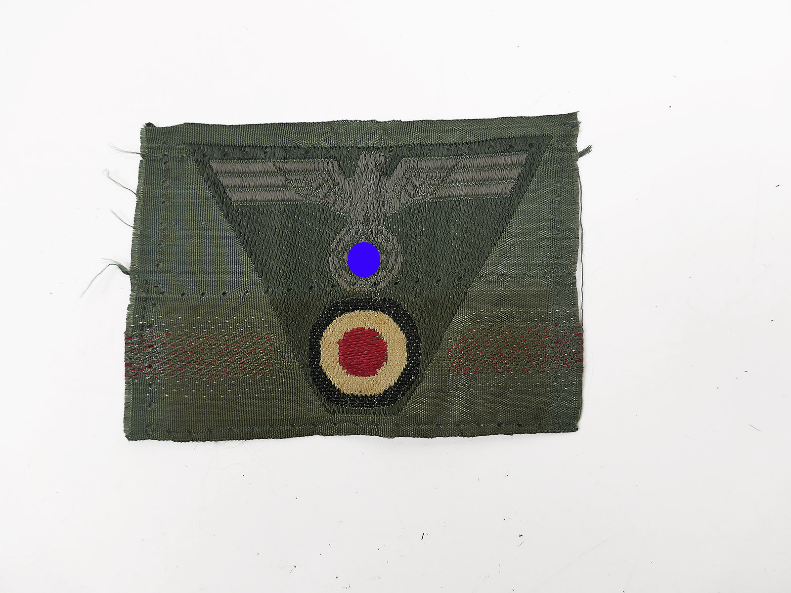 Original WK2 M43 harness cap badge cap eagle and cockade woven for field cap