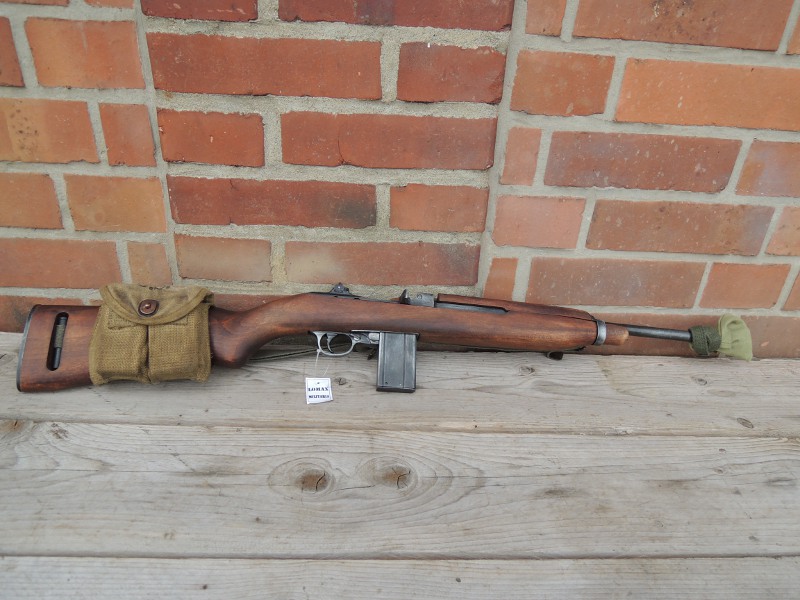 3348-2 US Army M1 Carbine antique decoration model film gun with magazine Muzzle Cover magazine pouch