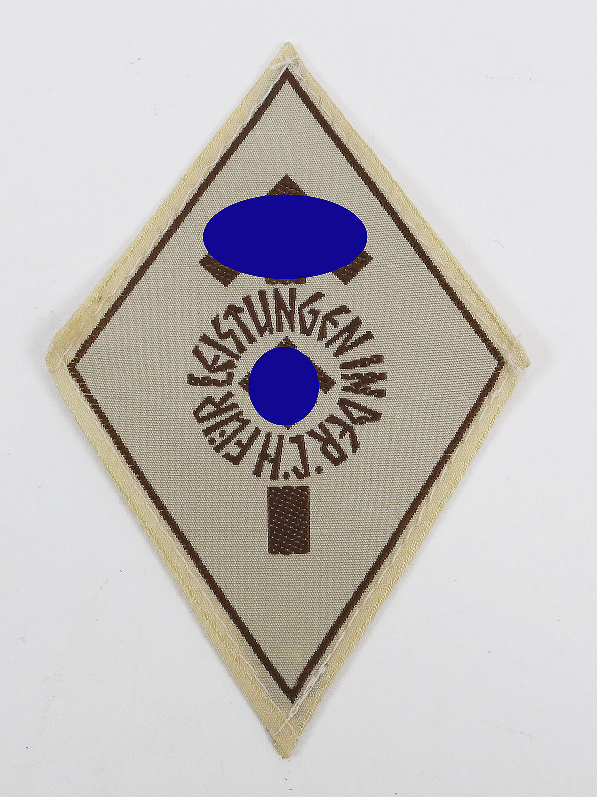 HJ achievement badge bronze woven fabric badge Hitlerjugend