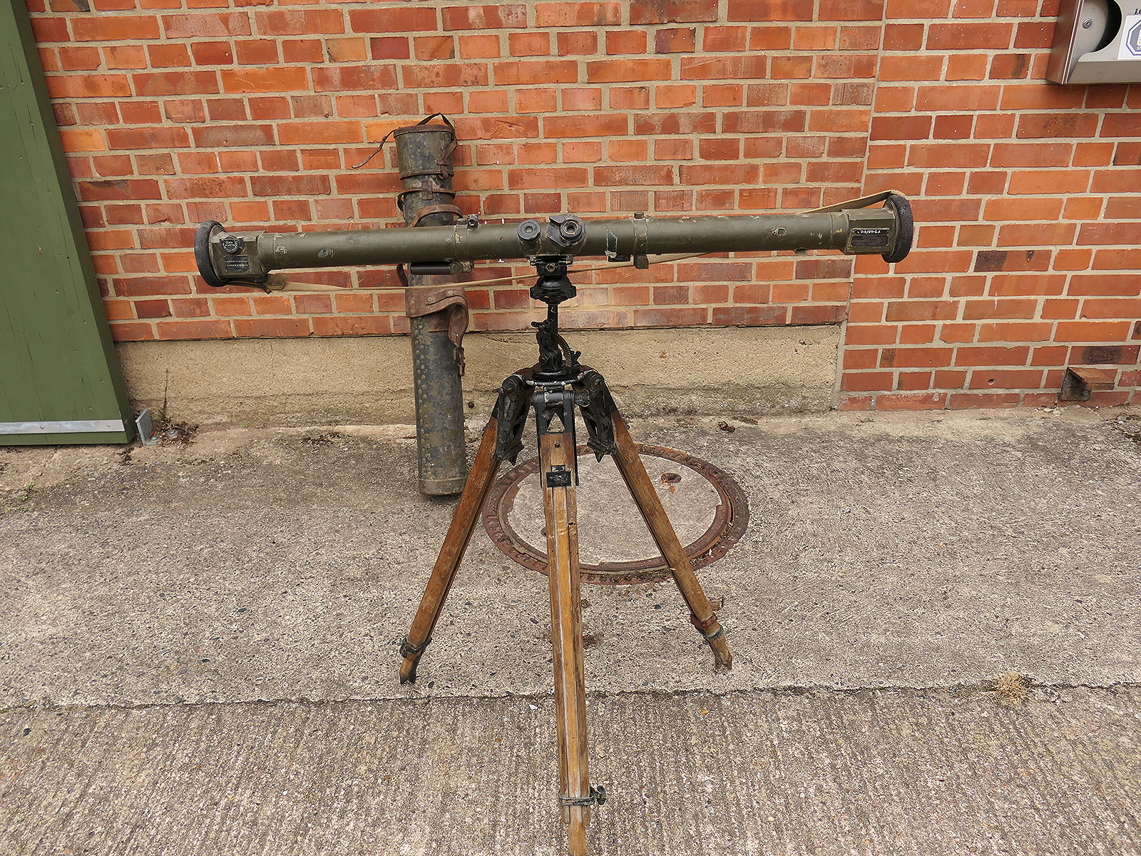 British Army WW2 Vintage Range Finder No.13 MKIII BARR & STROUD Rangefinder with STATIV + CASE