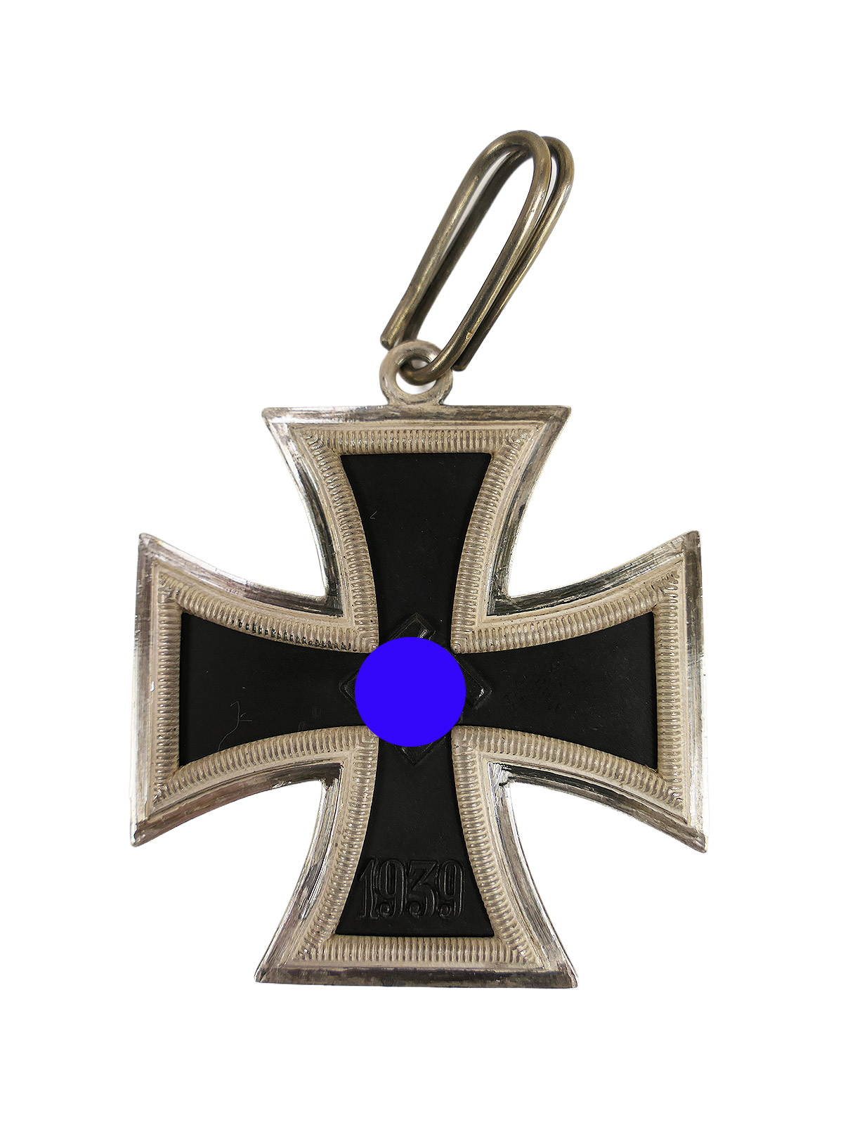 Wehrmacht Knight’s Cross of the Iron Cross “2” C.E. Juncker 800-part silver museum replica
