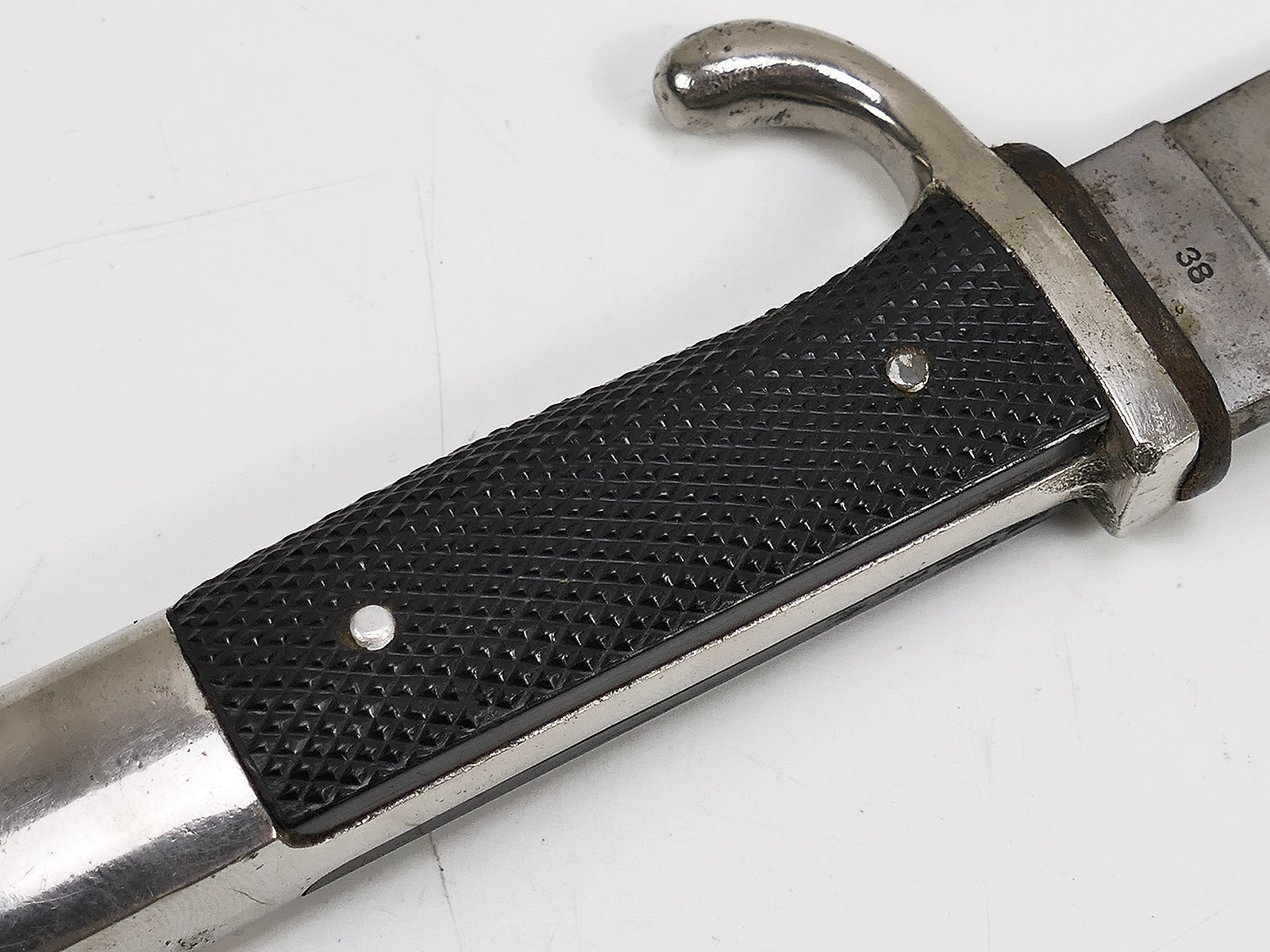 Original HJ hiking knife, co-manufactured by RZM M7/84 and Carl Schmidt Solingen, 1938 COLLECTION