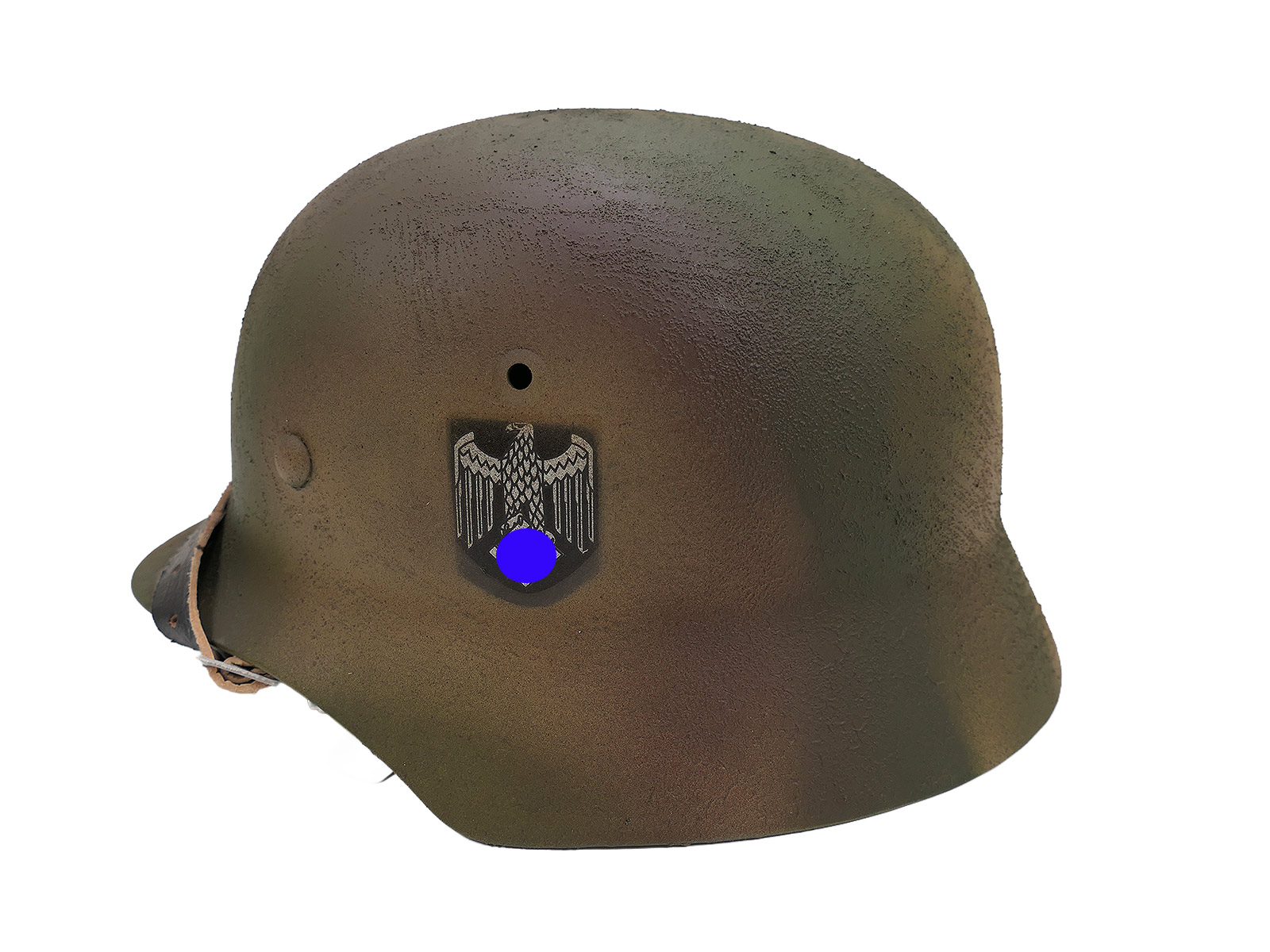#A/ Wehrmacht Normandy camouflage SD steel helmet M35, size 60/61 