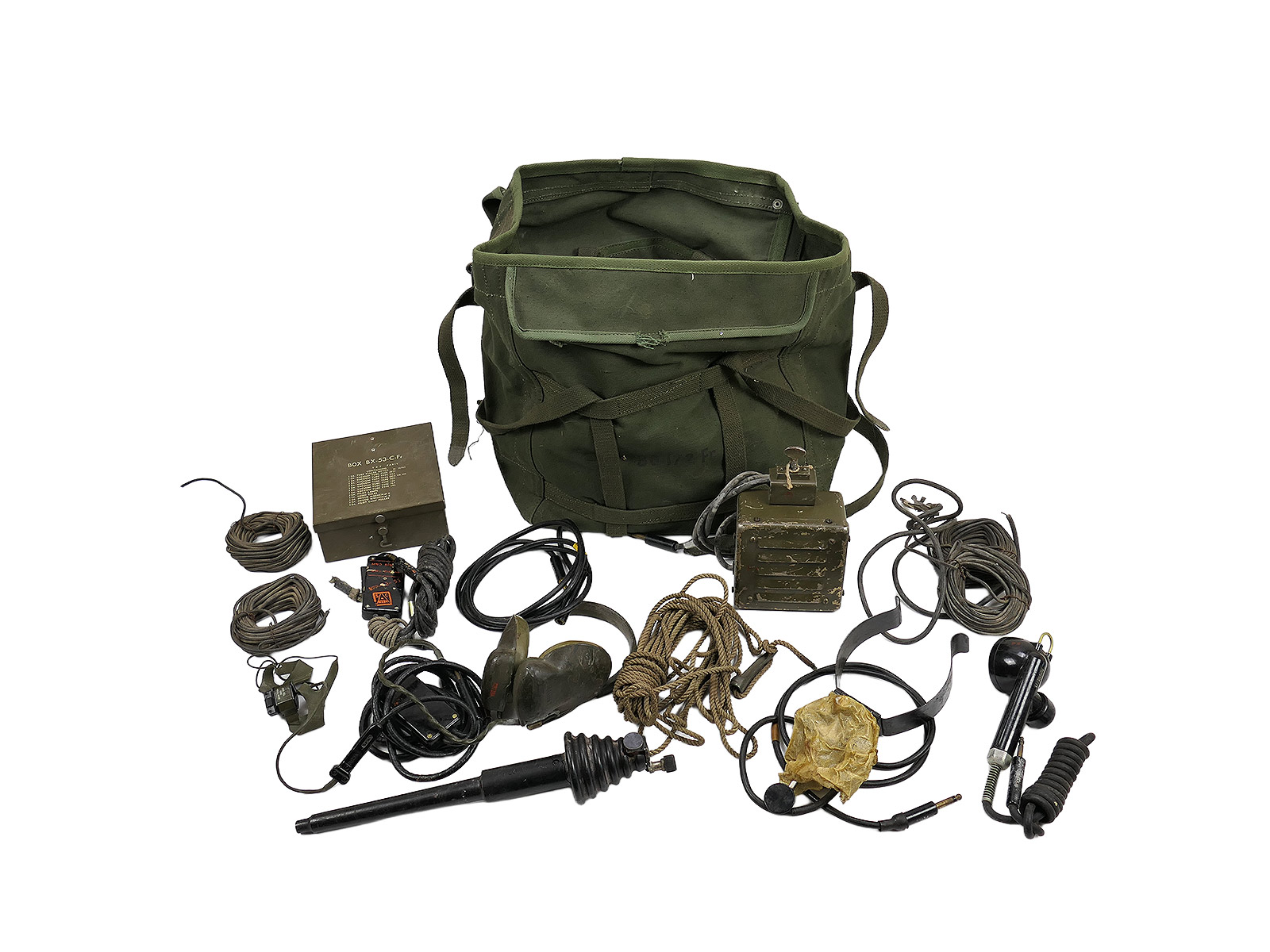 Pannier / bag (for Powersupply) with accessories for GRC-9 radio Angry Nine