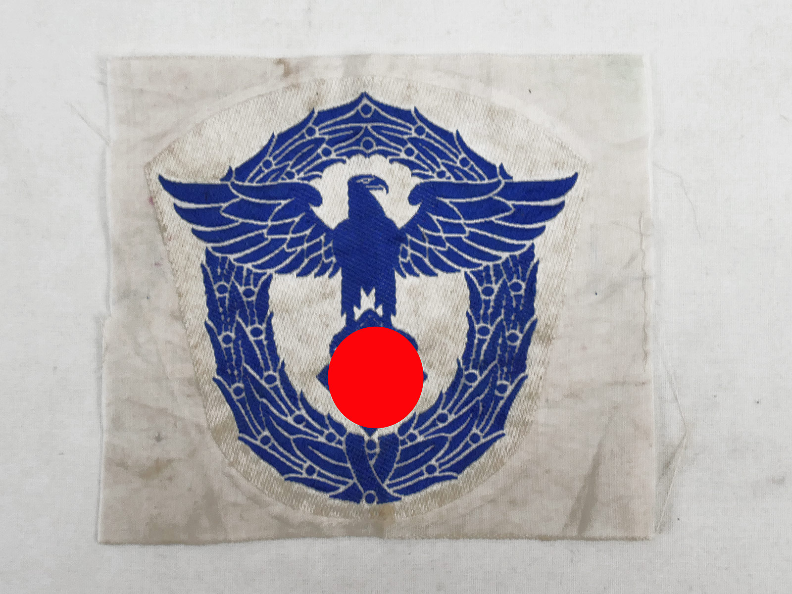 Police eagle breast eagle / badge water police for sports shirt woven