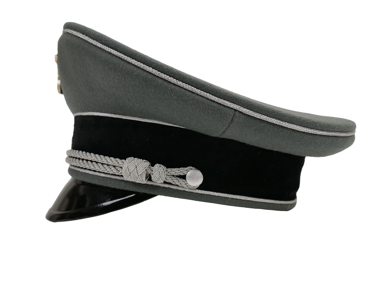 Waffen SS peaked cap, General’s size 58 – top-quality museum-grade reproduction with metal detailing