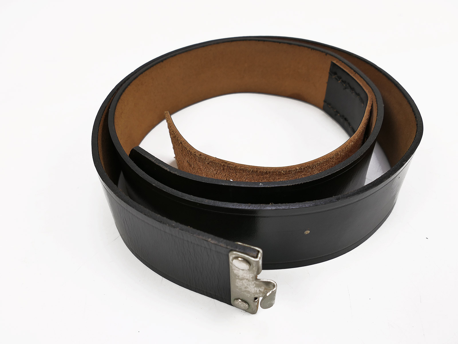 Vintage leather belt / belt strap, 110cm, COLLECTION BATTLE WORN