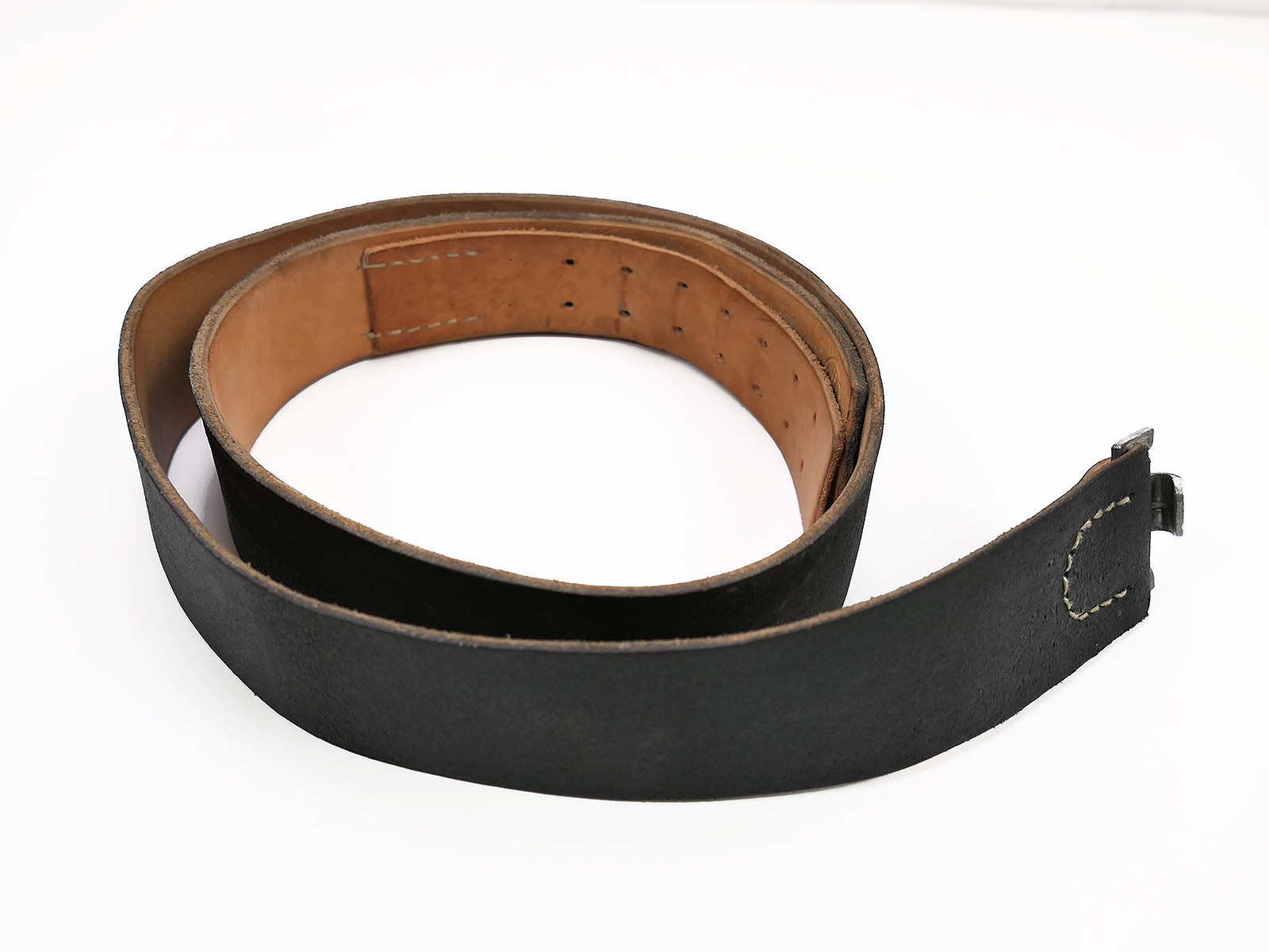 #C/ One-off Wehrmacht belt, 120cm, film prop, lightly worn, patina