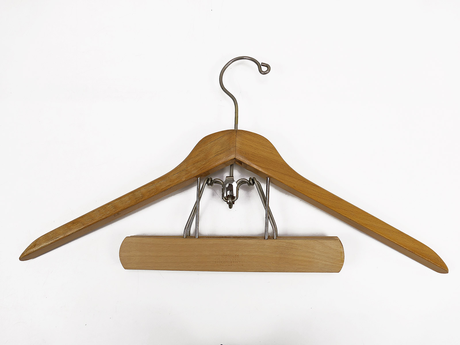 One-off original US uniform officer's coat hanger with trouser loop