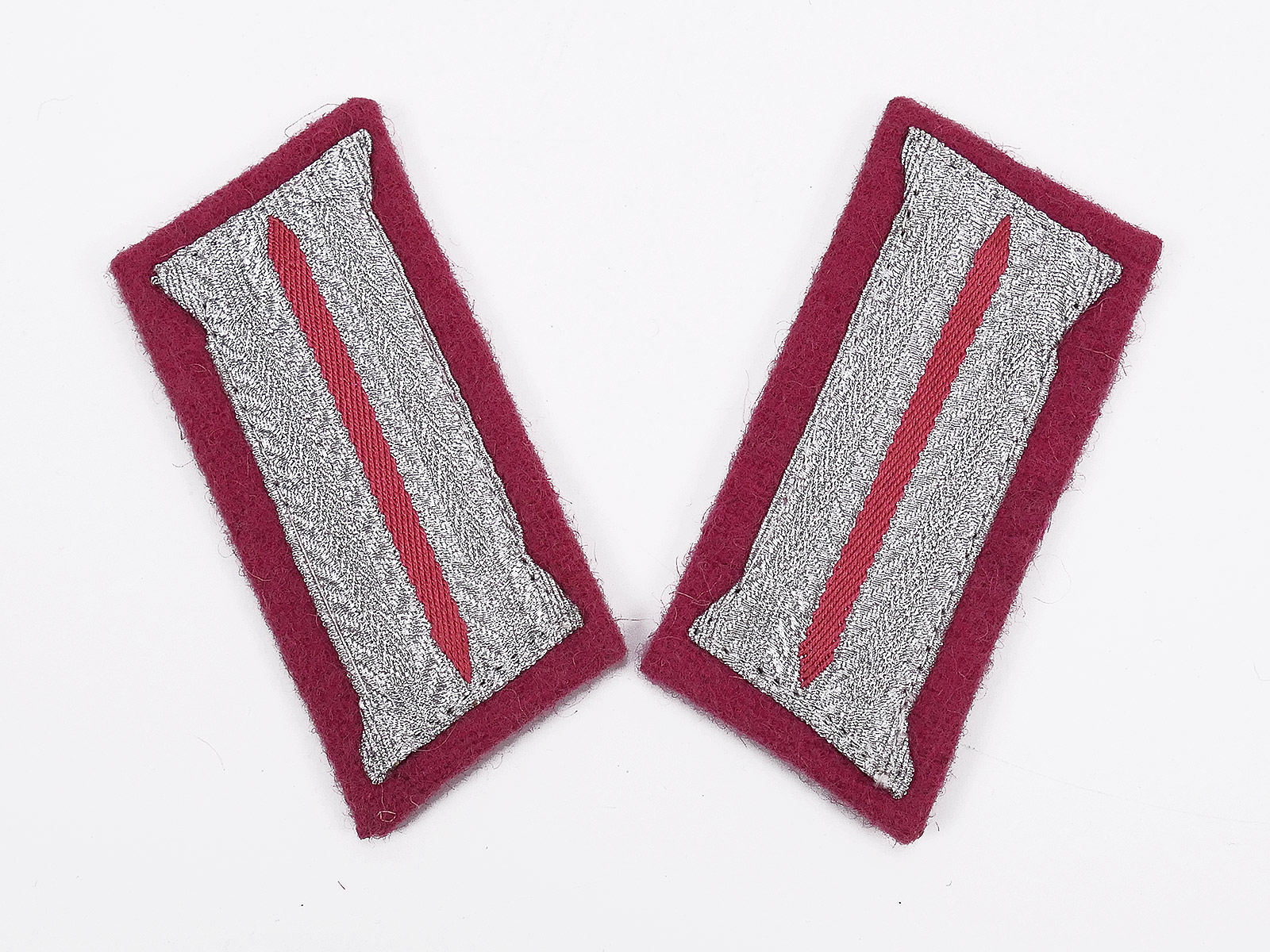 Wehrmacht Panzer / Panzerjäger collar mirror for the parade skirt parade uniform