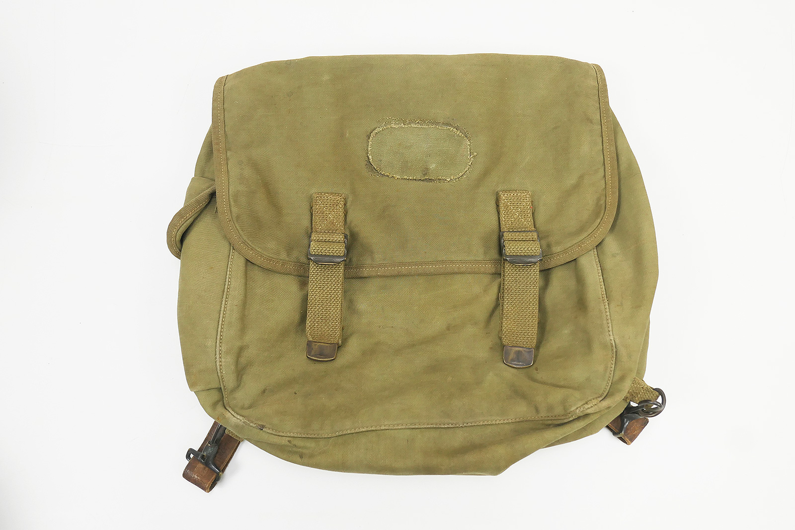 Original US Army M-1936 Musette Bag 1940 conversion to satchel