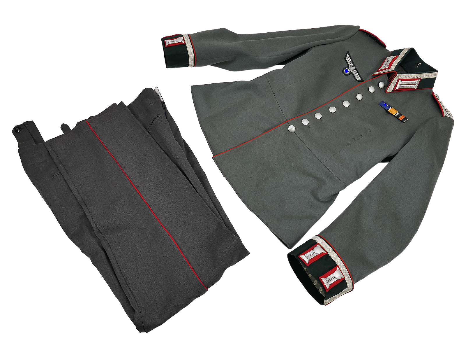 Original Wehrmacht Parade Tunic for Artillery Non-Commissioned Officers with Uniform Trousers COLLECTION