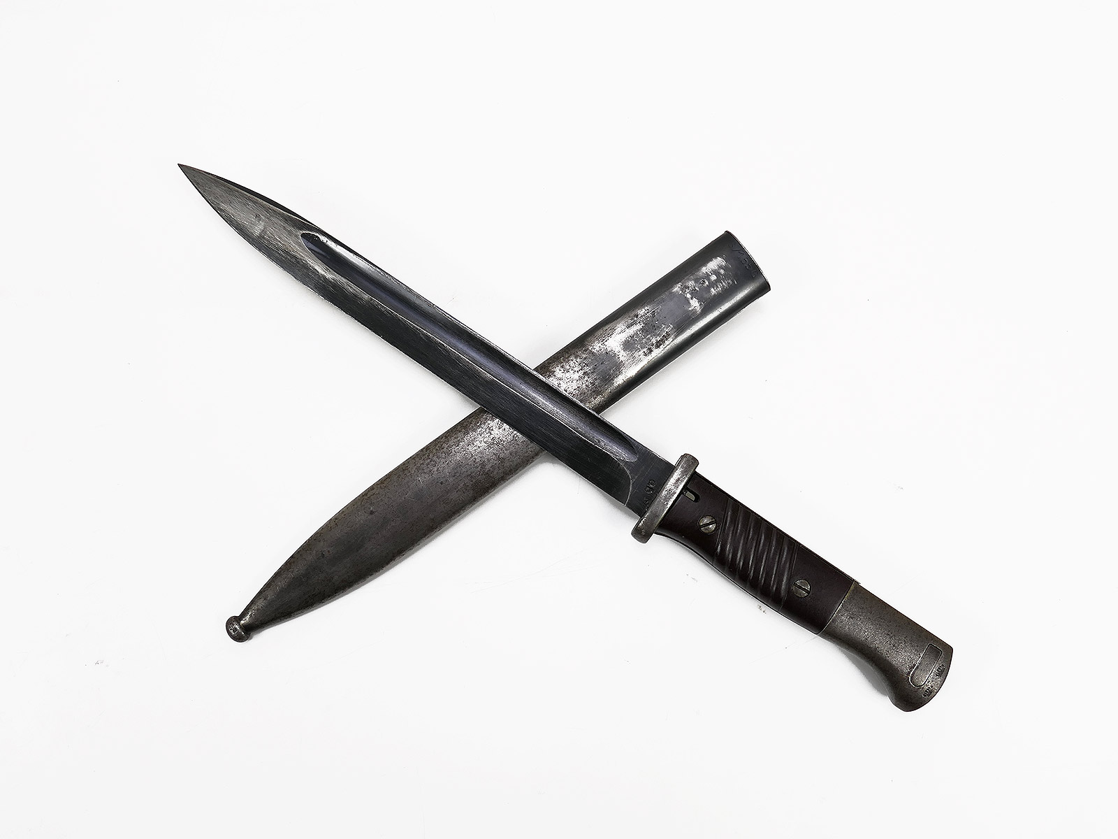 #A4 Wehrmacht bayonet M84/98 "ab" carbine K98 / side rifle with scabbard 