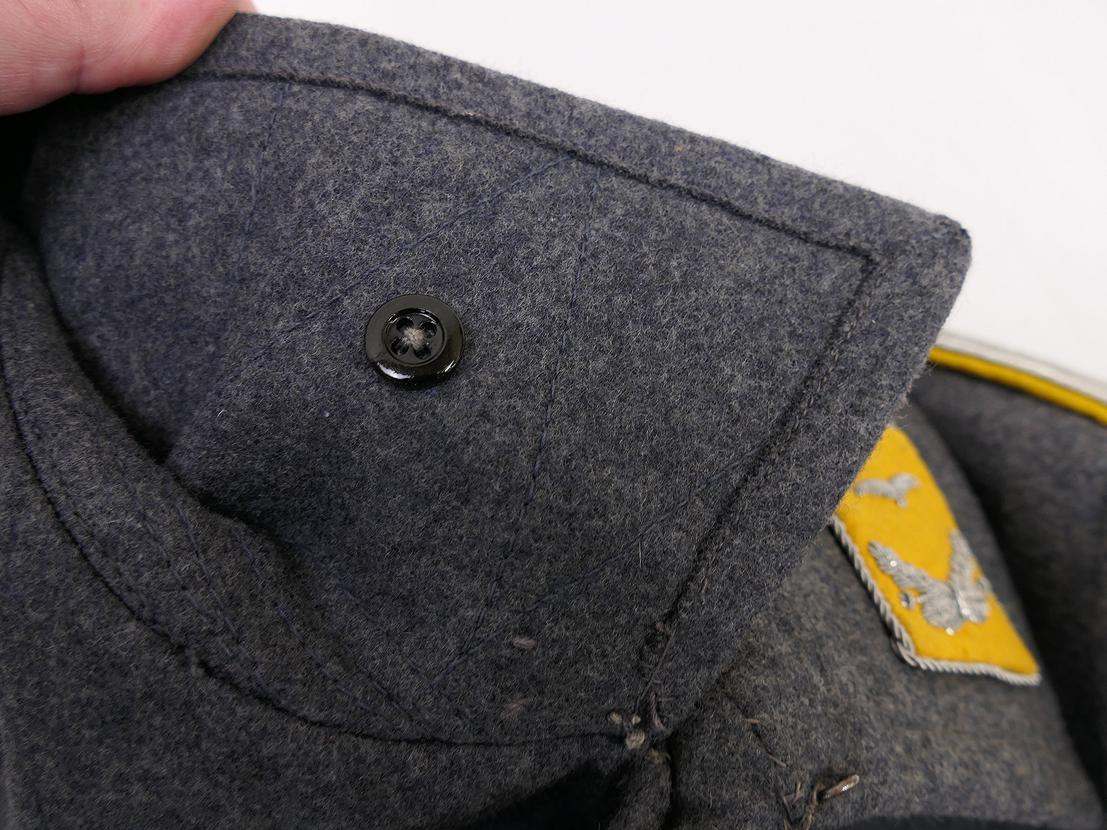Original WW2 Luftwaffe M40 winter greatcoat, Lieutenant, LBA 41, stamped ‘TOP COLLECTION’