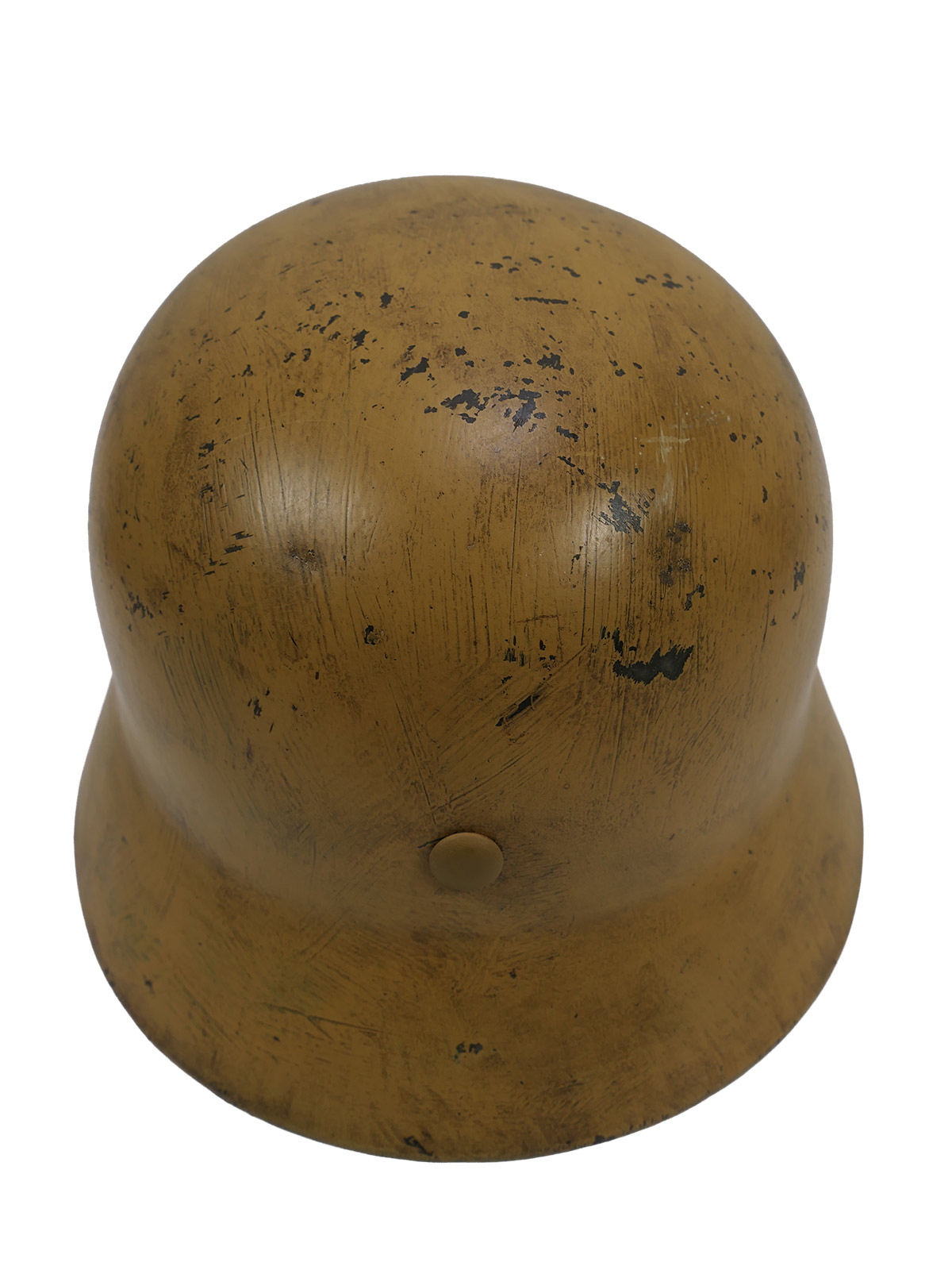 Wehrmacht DAK Afrika Korps steel helmet, TYPE M35, with helmet lining, size 58, tropical helmet, BATTLE-WORN