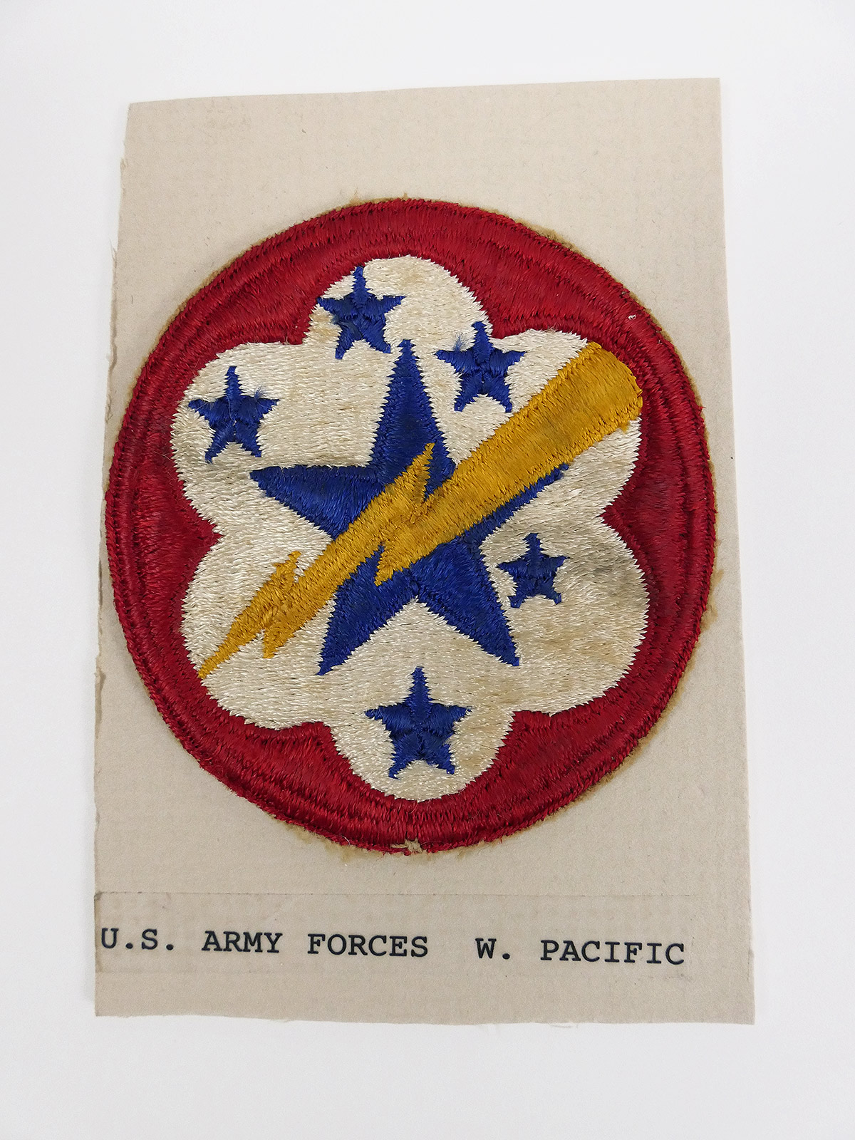 Original US ARMY WW2 Insignia Badge Western Pacific Forces Patch U.S. Army Command Special Units