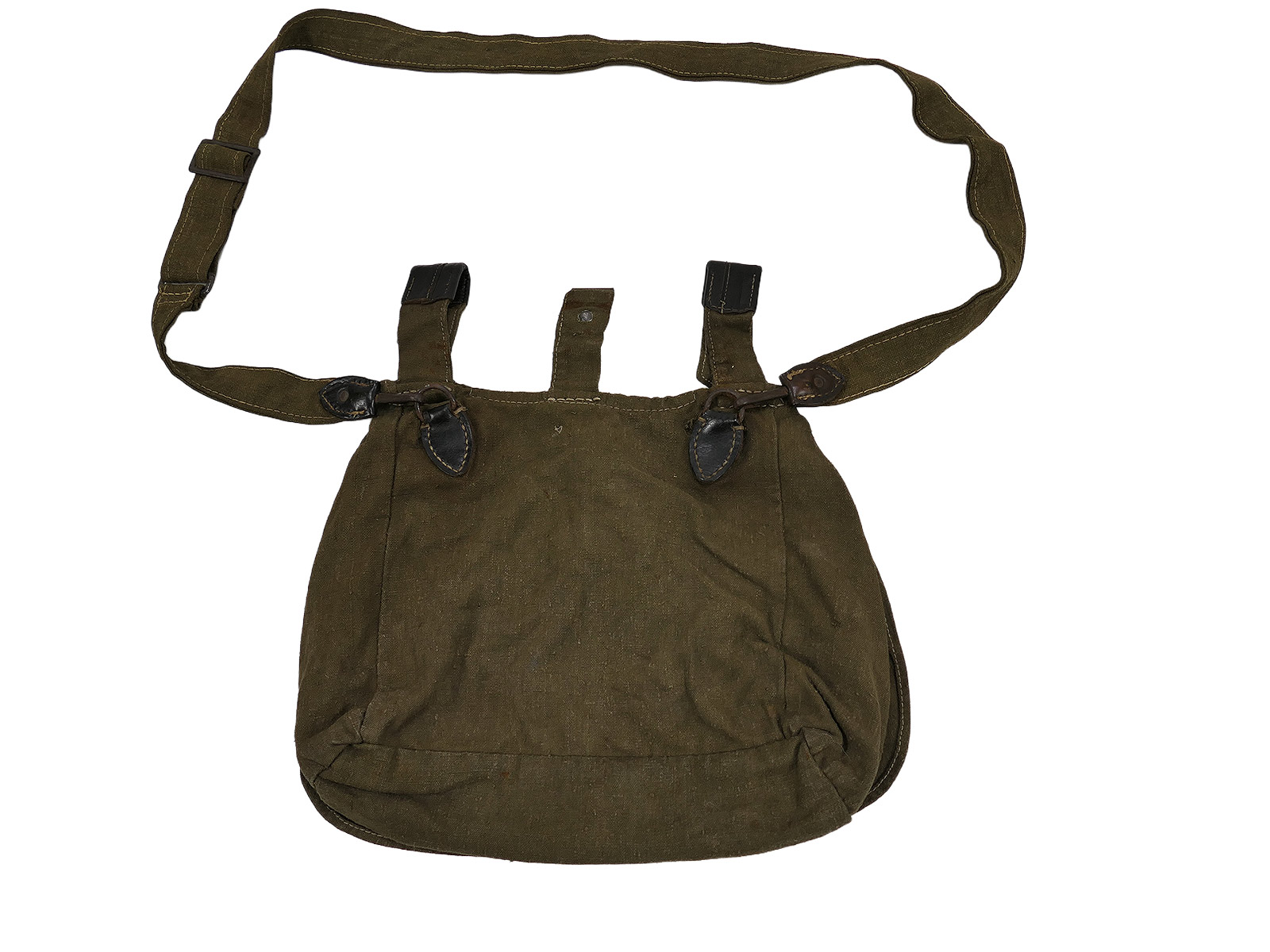 WW2 Wehrmacht Original M31 Bread Bag with Strap – COLLECTION, BATTLE-WORN