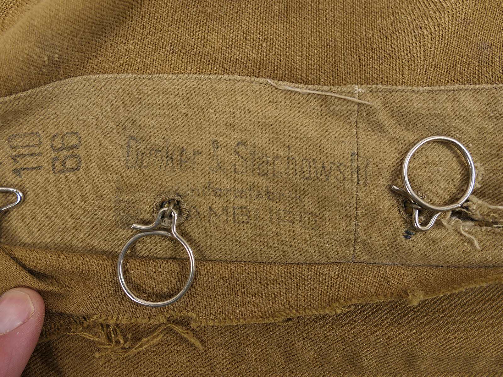 Original tropical field blouse, Kriegsmarine uniform jacket, Dunker & Stachowski, Hamburg COLLECTION