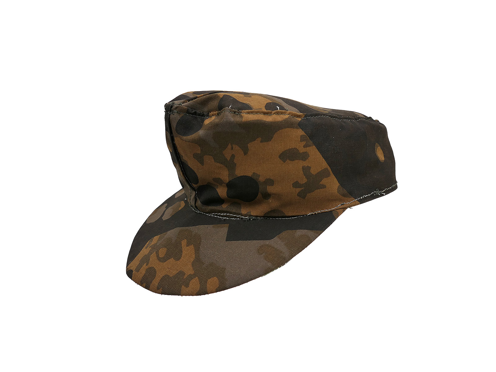 Waffen SS camouflage cap front production sycamore autumn overprint field cap size 58