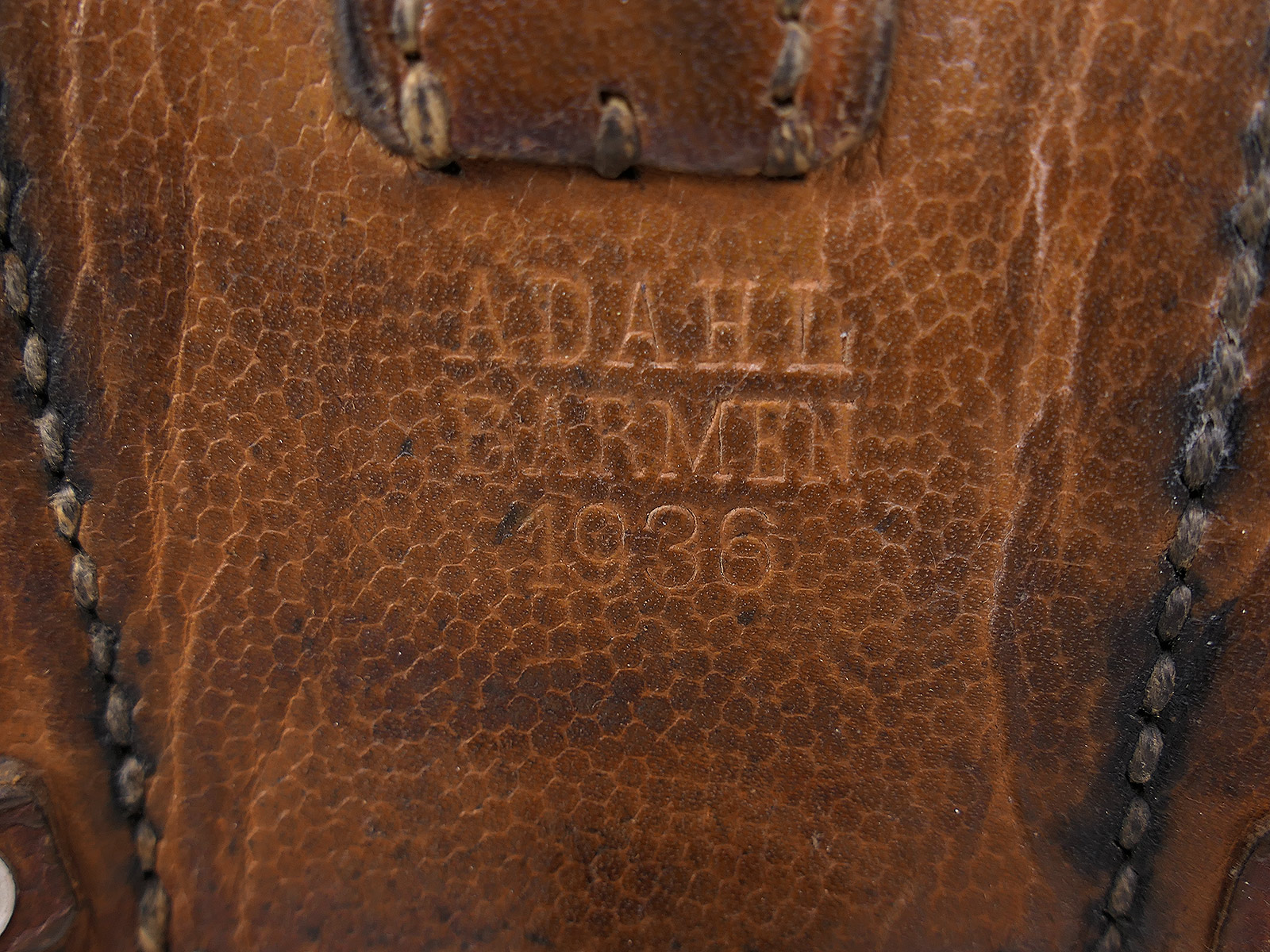 One-off item – Wehrmacht K98 3-round cartridge pouch, BRAUN ORIGINAL, with manufacturer’s mark, 1936 COLLECTION