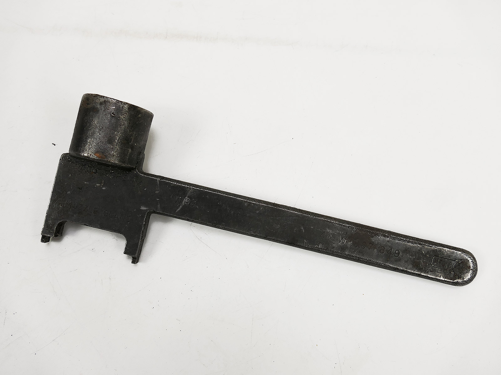 Wrench / Key Tool for Traverse and Elevation Mechanism T&E for Mount Tripod Cal. 50 Wrench / Key Tool for Traverse and Elevation Mechanism T&E for Mount Tripod Cal. 50