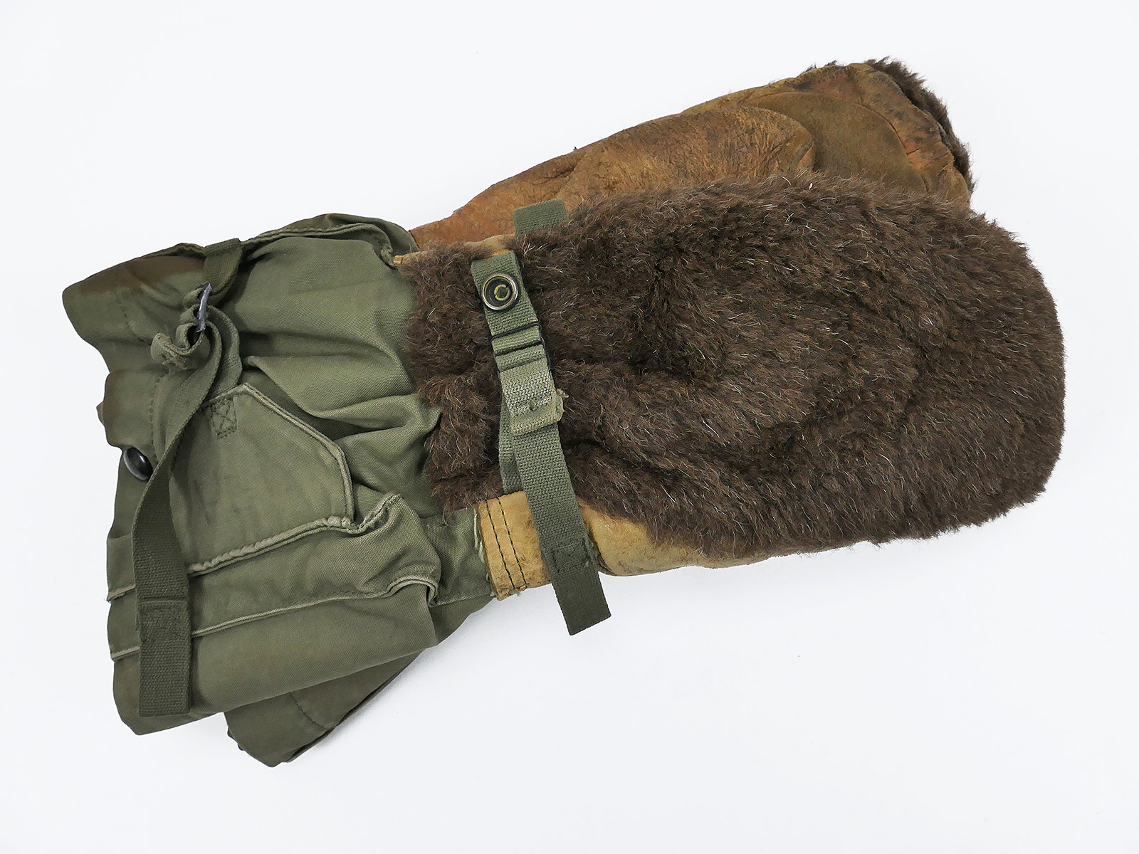 P1324417 US ARMY Mitten Shell Gloves Winter Gloves Mittens Size approx. 9