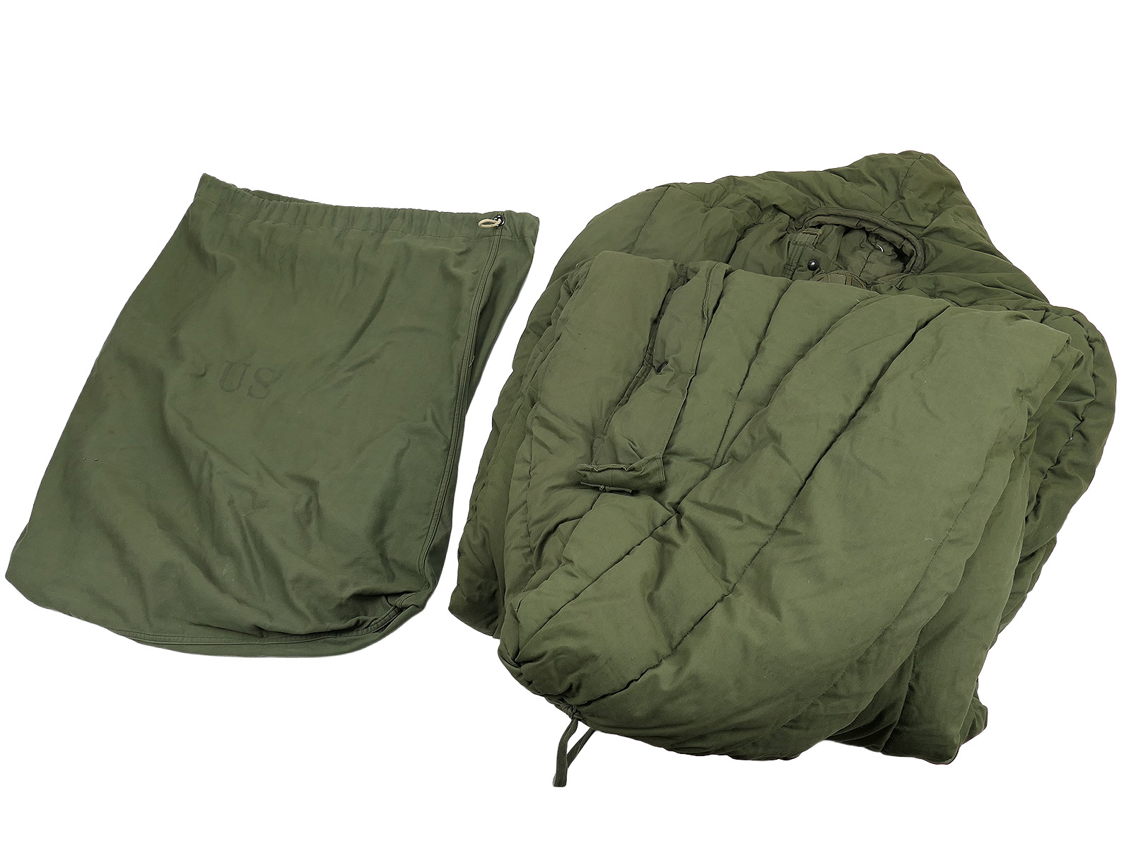 US Army Sleeping Extreme Cold Weather 1979 Sleeping Bag Down sleeping bag with bag