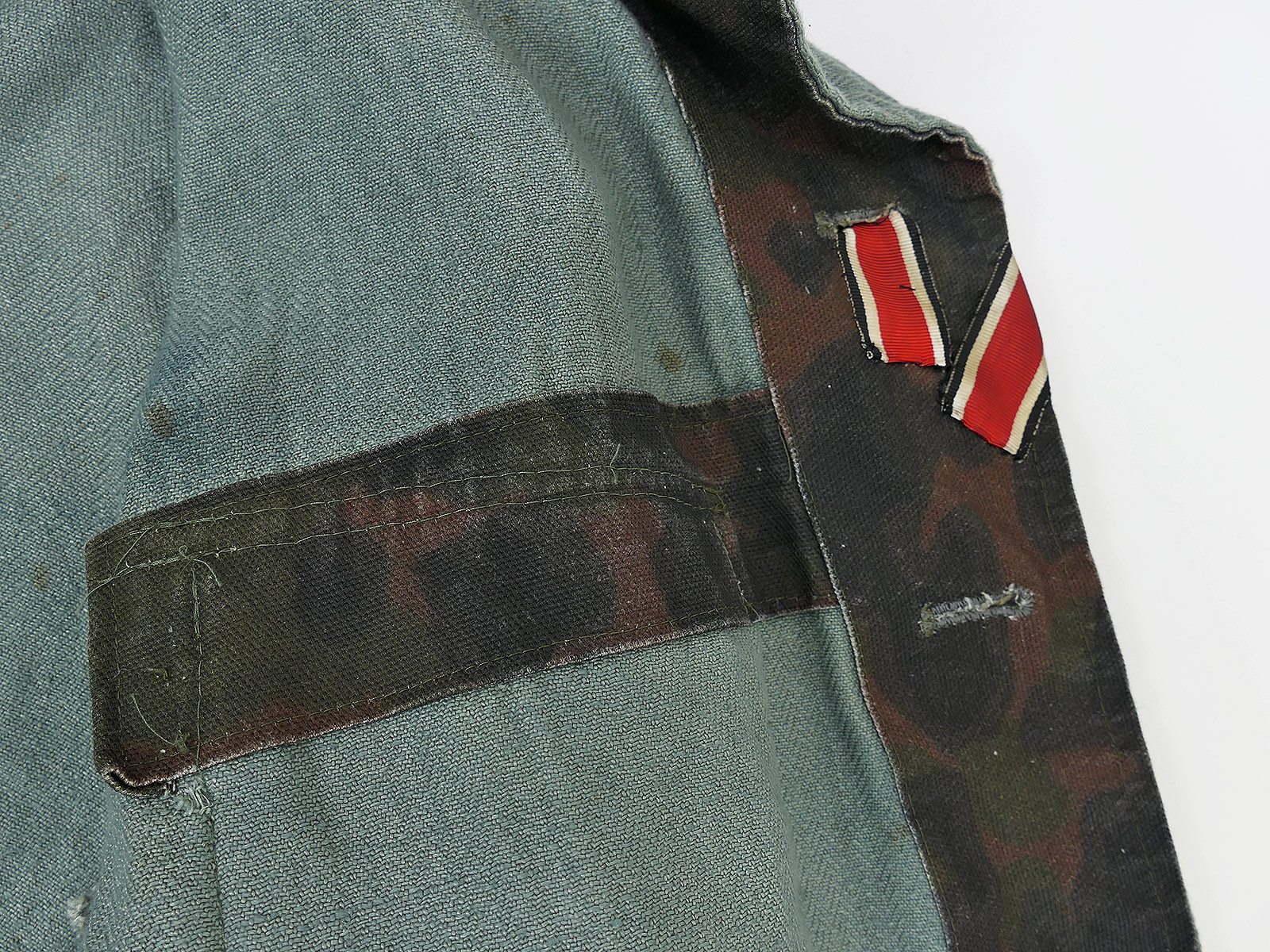 Wehrmacht M41 Officer’s Summer Field Jacket Uniform, First Lieutenant, Armoured Train – COLLECTION, BATTLE-WORN