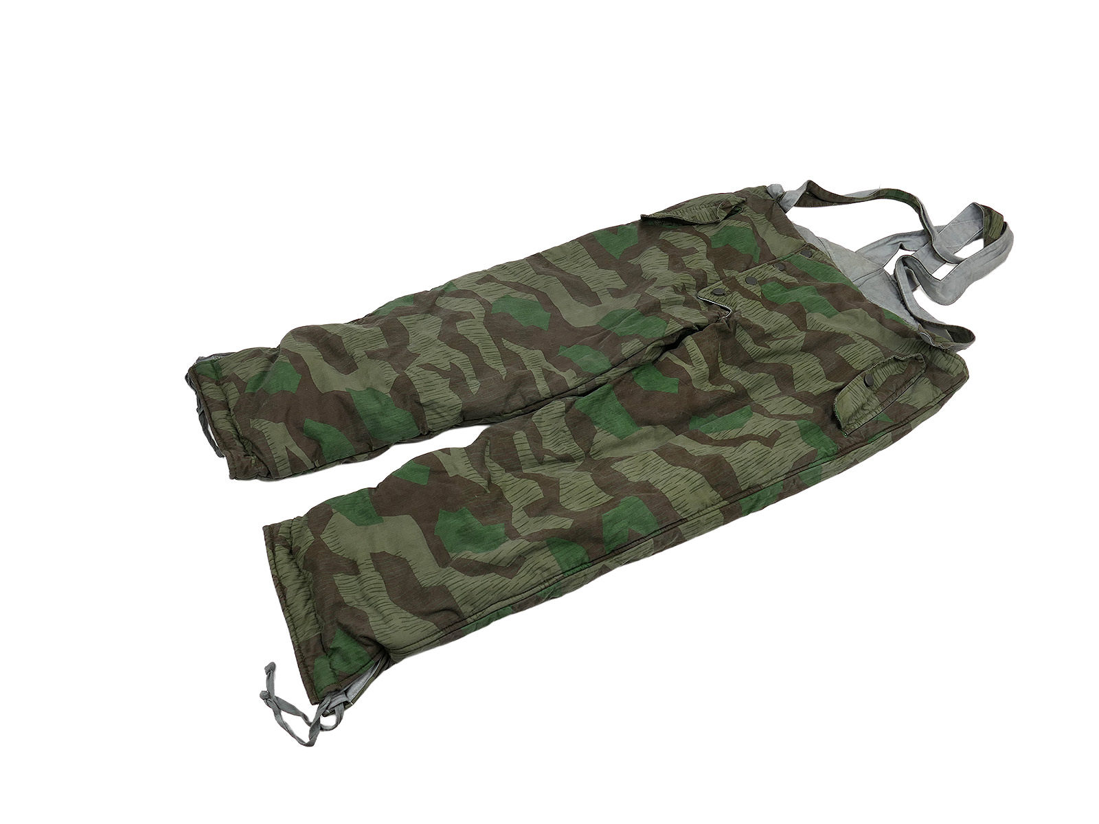Single item Wehrmacht winter reversible trousers camouflage trousers winter trousers splinter camouflage size 3 BATTLE WORN