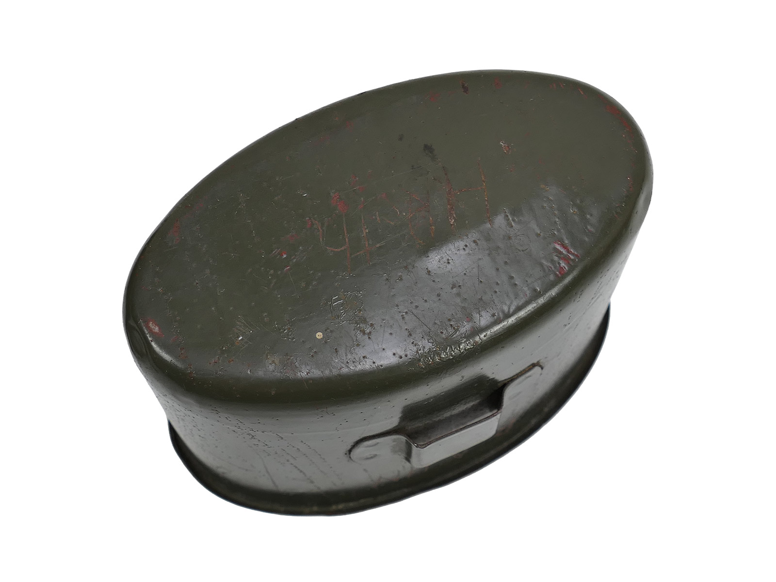 Wehrmacht MN42 canteen with steel cup – TOP COLLECTION, BATTLE-WORN