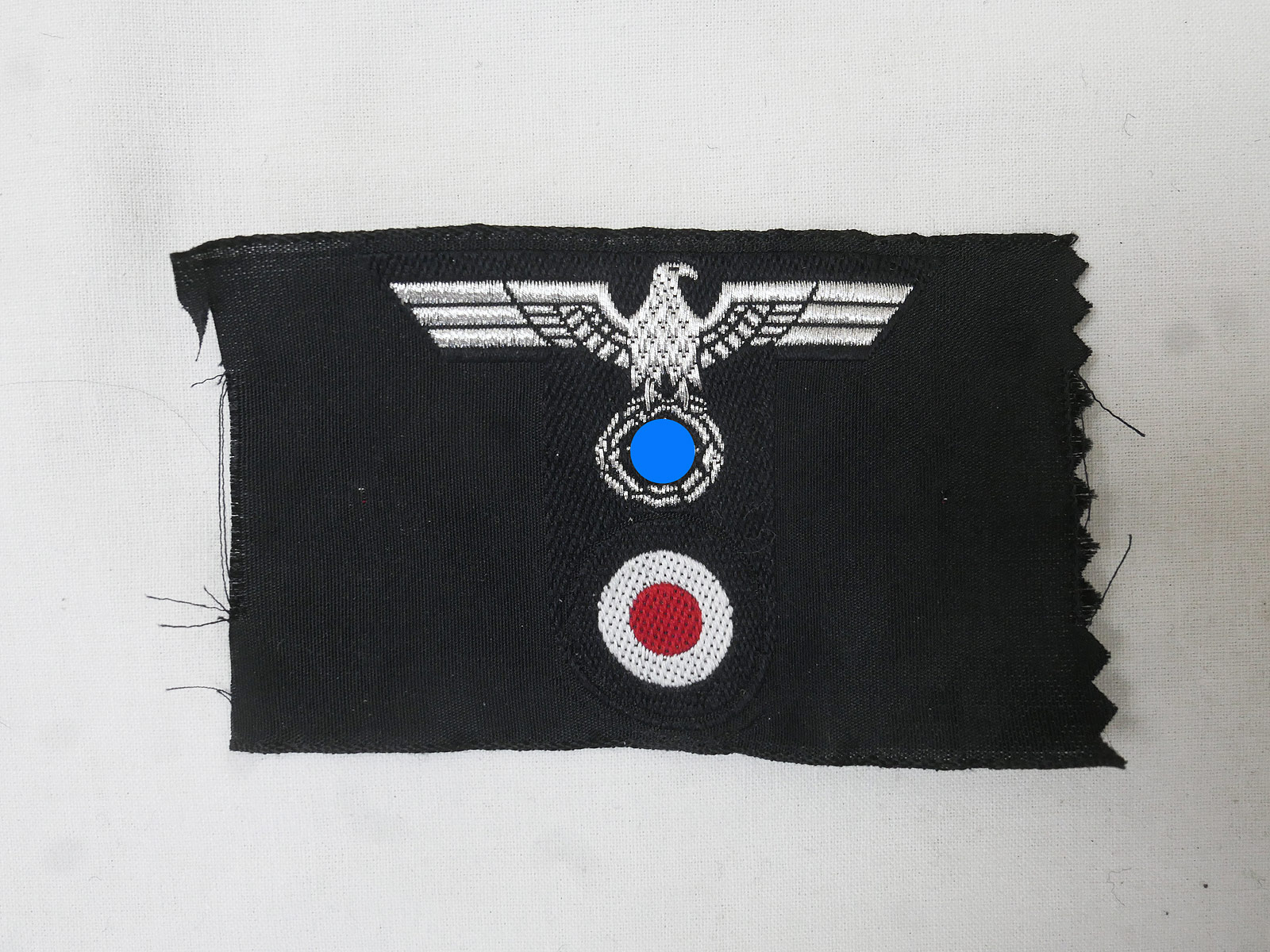 Wehrmacht tank T-cap badge officer cap eagle T-shape woven field cap