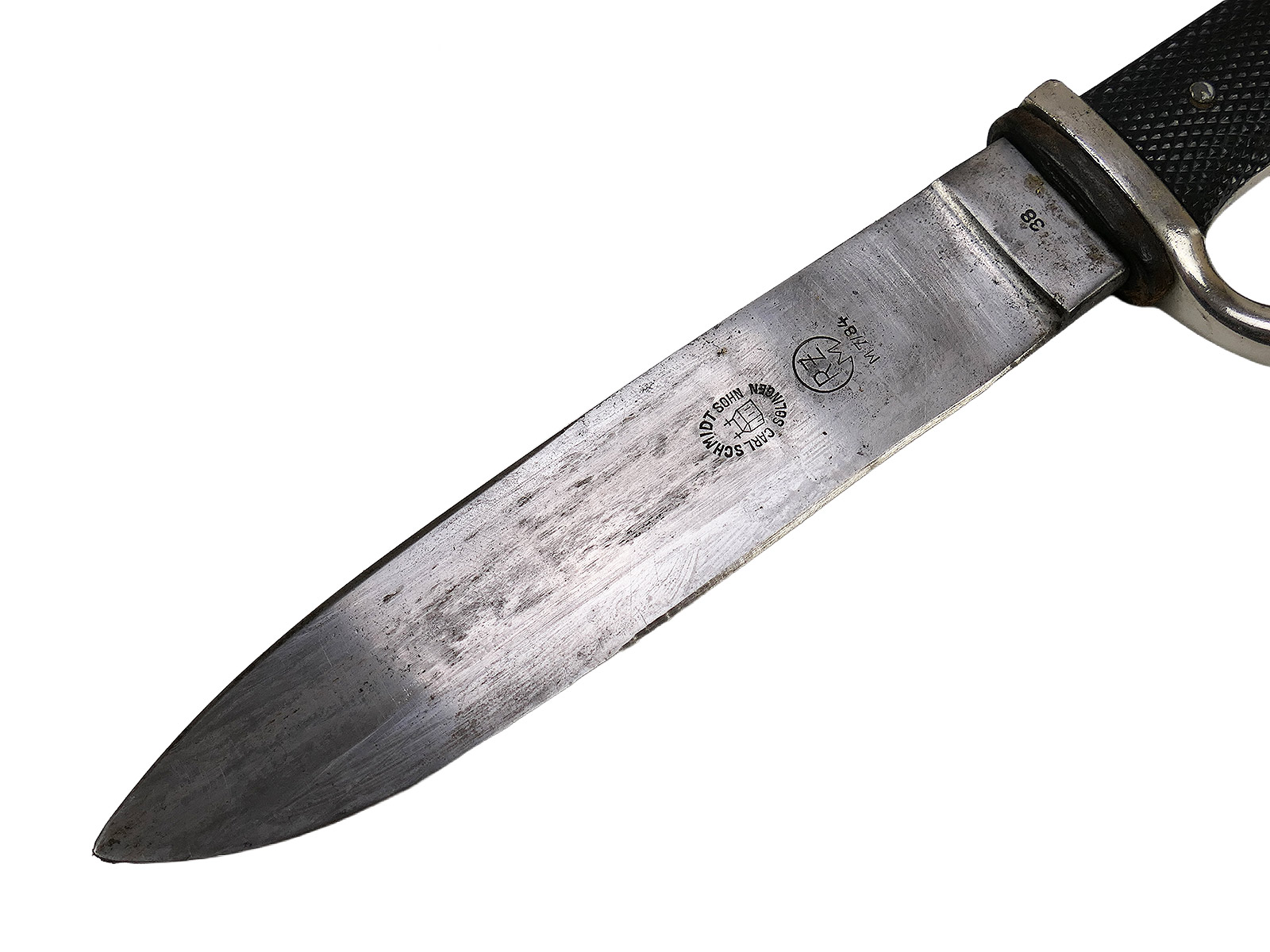 Original HJ hiking knife, co-manufactured by RZM M7/84 and Carl Schmidt Solingen, 1938 COLLECTION