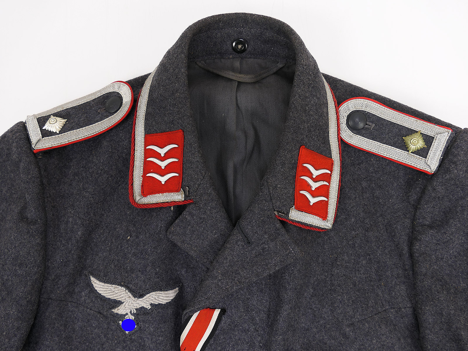 WW2 Original Luftwaffe Pilot’s Jacket, Sergeant, Anti-Aircraft Artillery, Uniform, COLLECTION, BATTLE-WORN