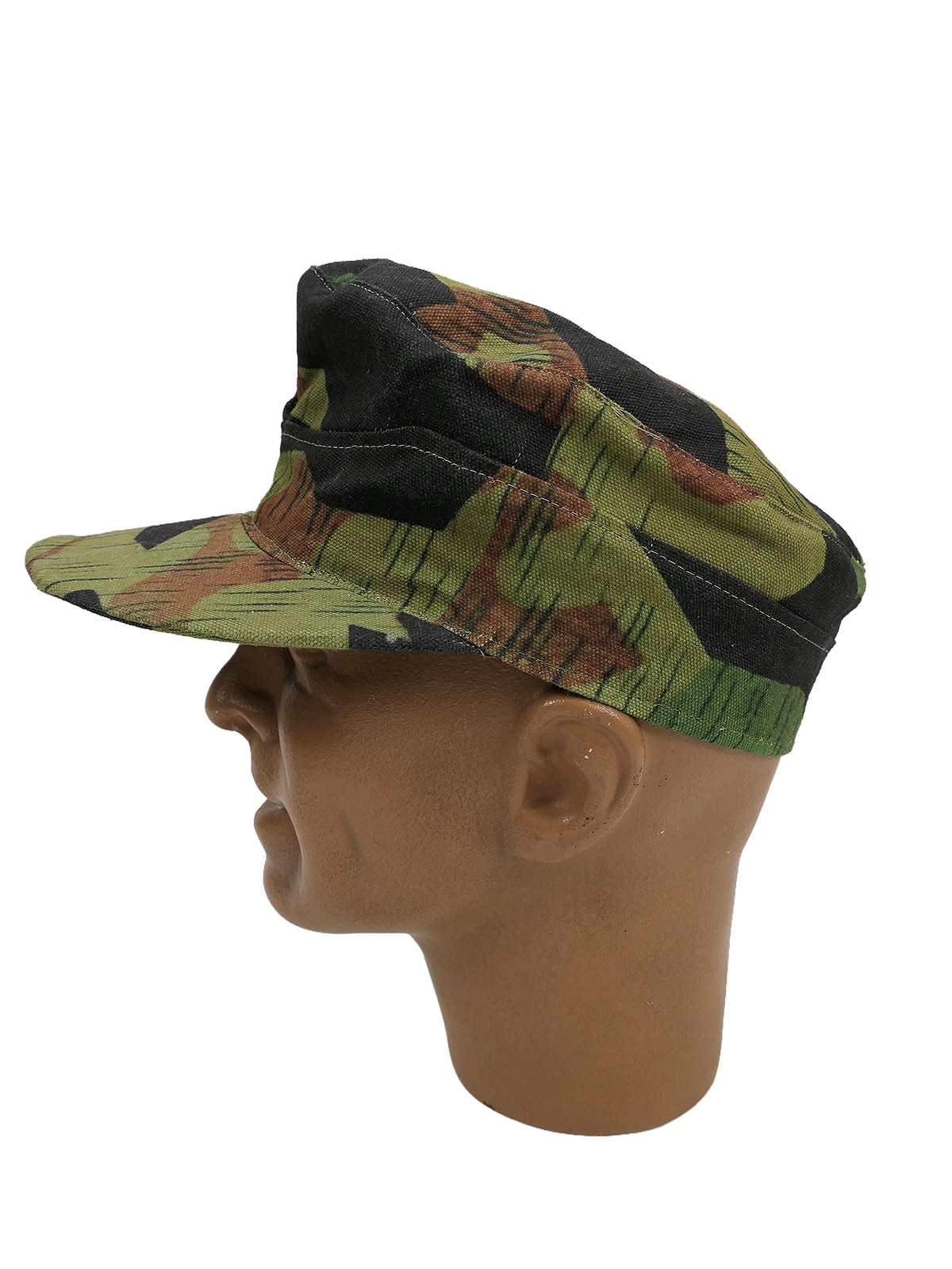 Late War camouflage cap, field cap, size 58, ‘Carbon Overprint’ camouflage overprint