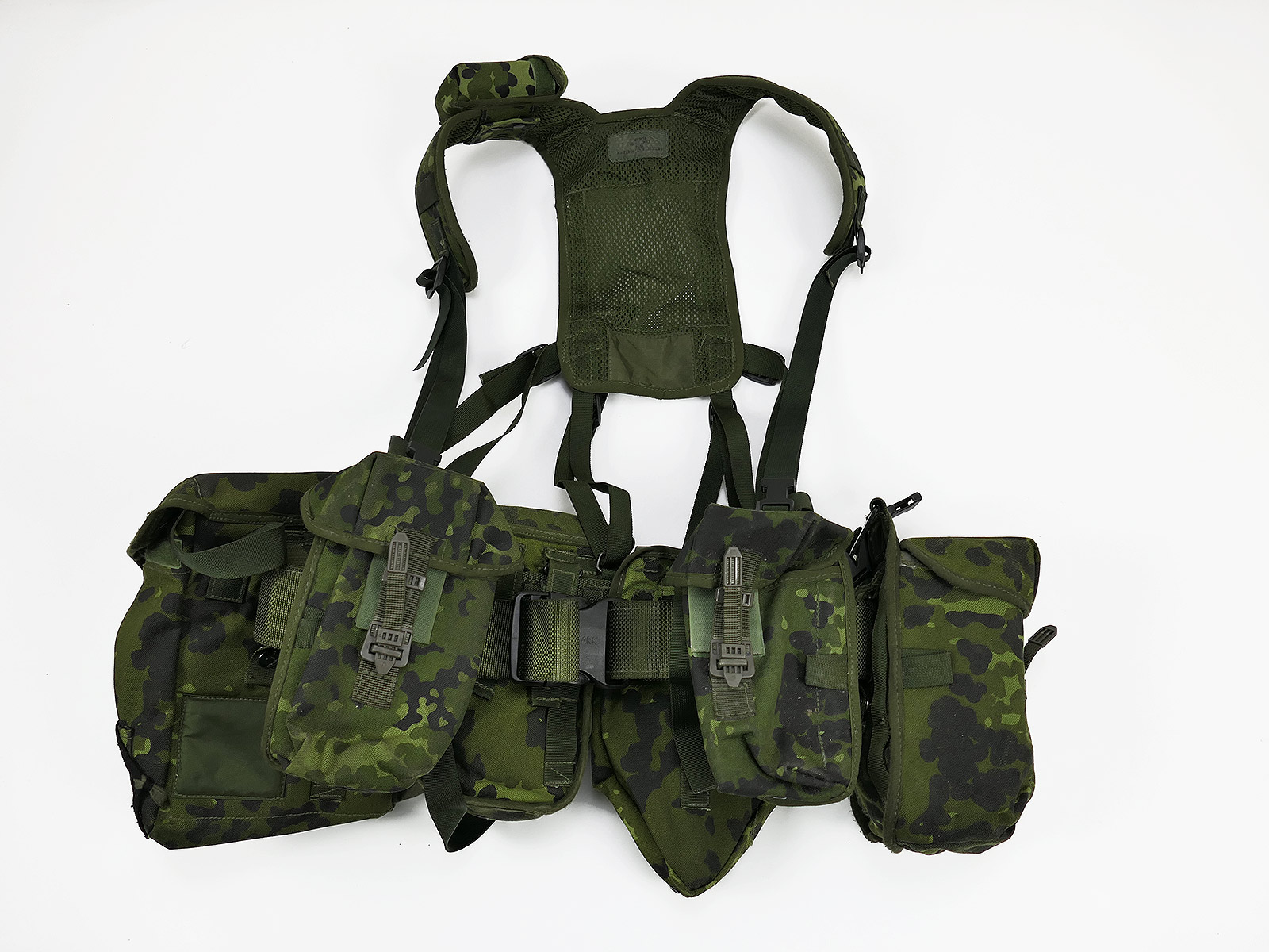 Denmark DK Army Belt Carrying Rack Belt Bags Water Bottle + GLOCK Folding Spade Tool !