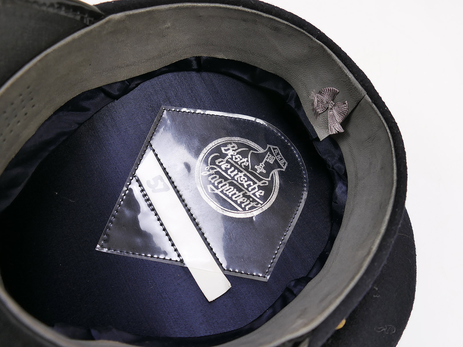 Antique naval cap ‘ADMIRAL’ with original trimmings (cap eagle and cockade) COLLECTION