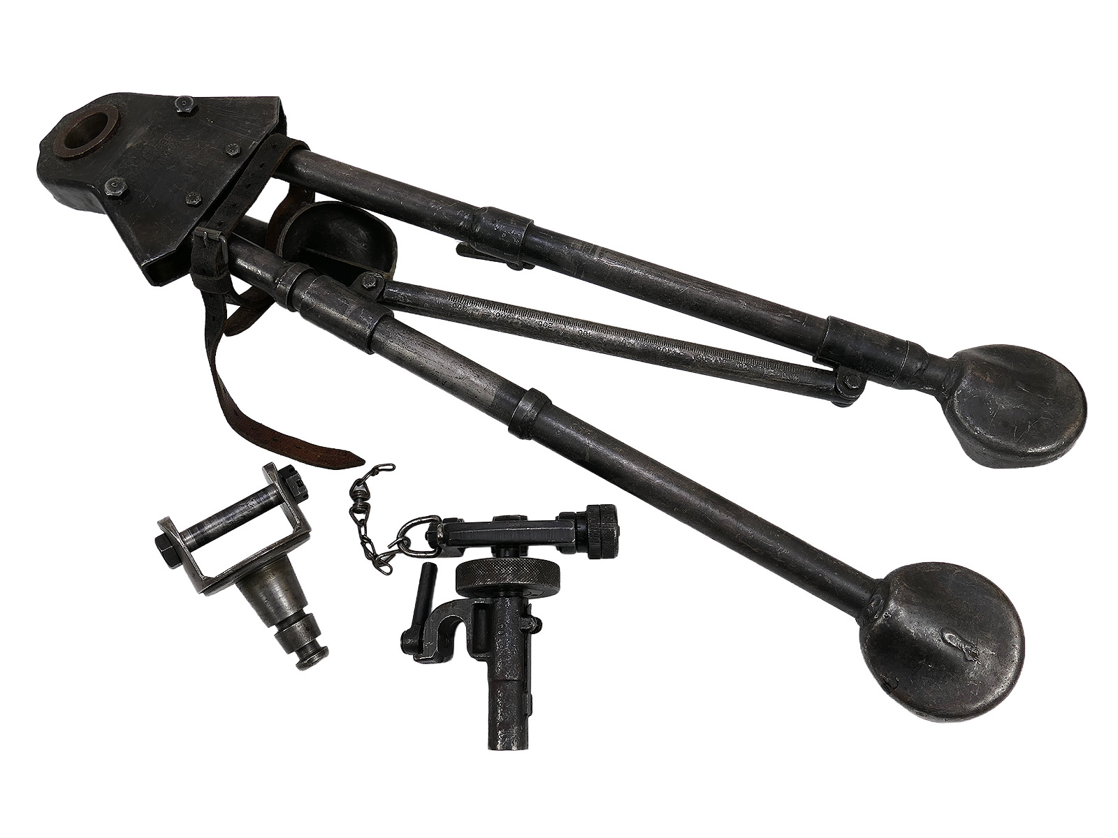 US ARMY WW2 1944 Mount Tripod for Browning Cal.30 M2 Ground Mount + Pintle T&E Attachment COLLECTION