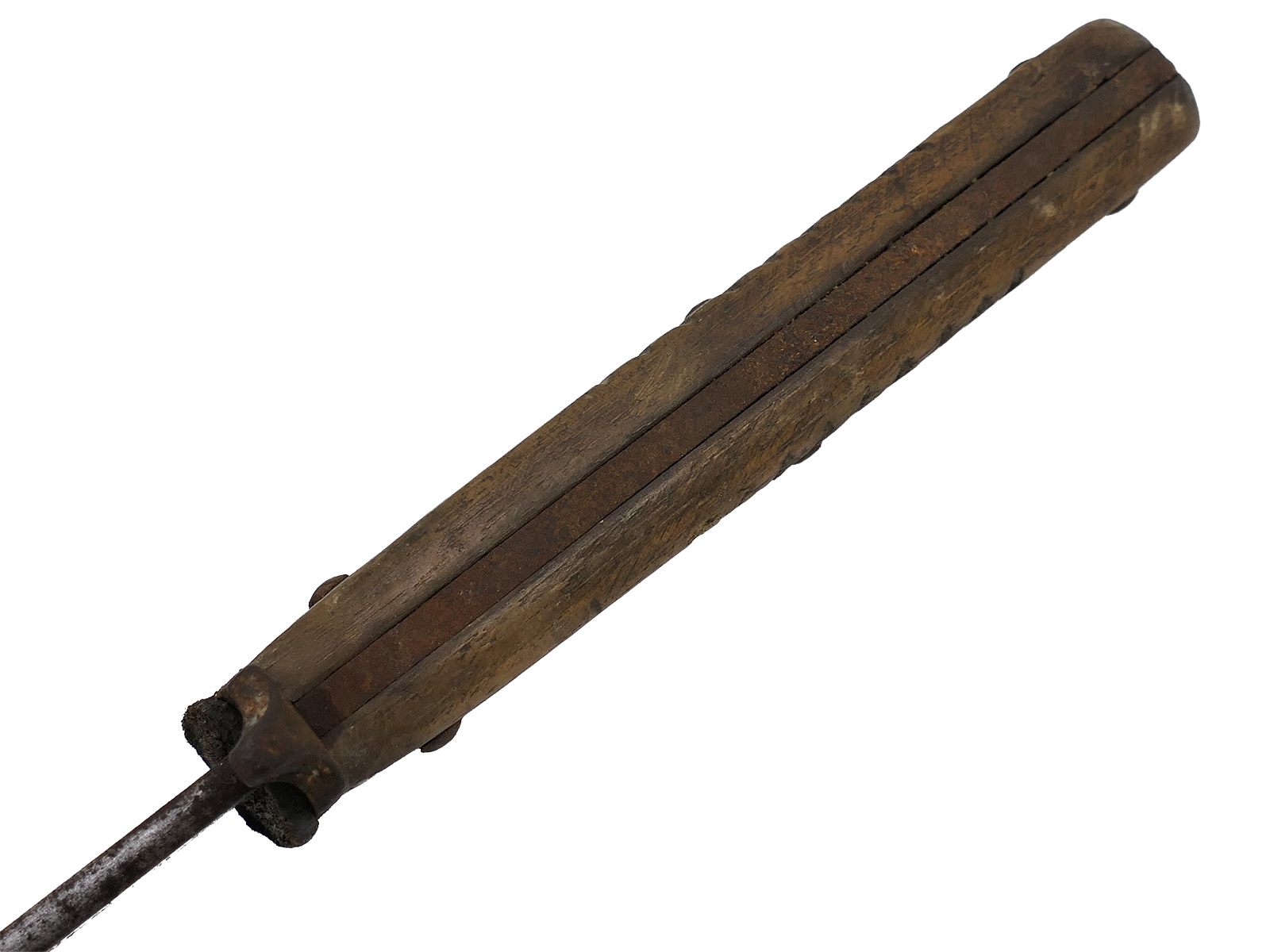 WK1 trench dagger with ERN mark, Rhineland razor factory, COLLECTION BATTLE WORN