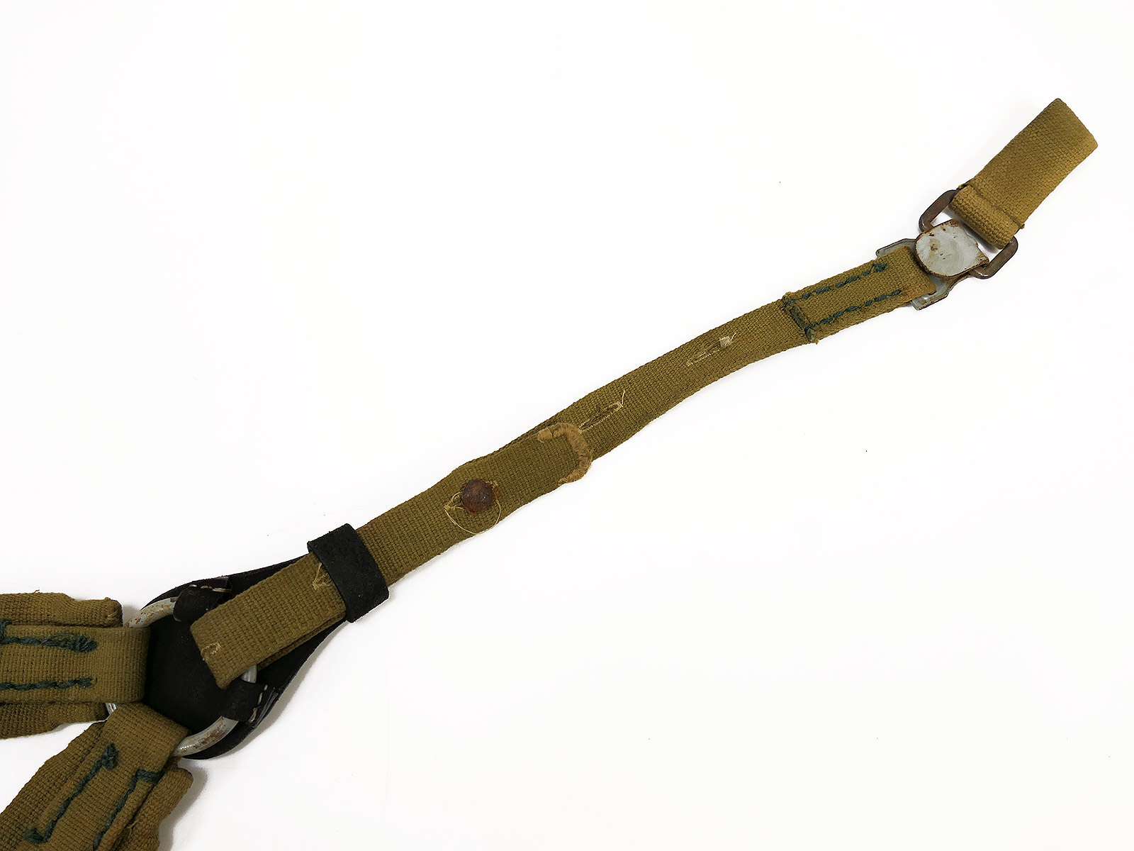 Wehrmacht DAK Afrika Korps Tropical Web Y-strap Southern Front Late War Belt Carrying Frame
