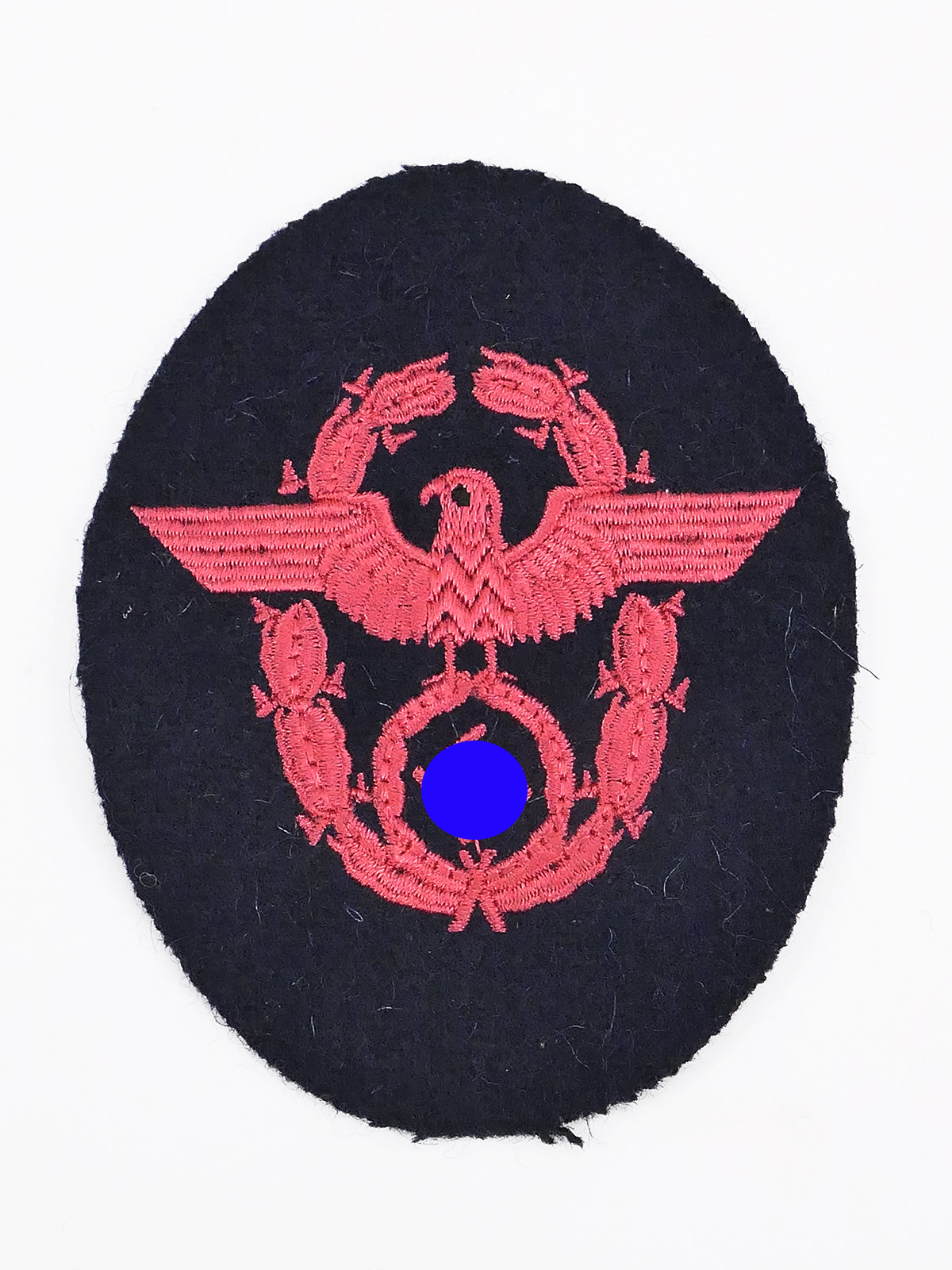 Fire brigade police sleeve eagle sleeve badge uniform eagle on dark blue background
