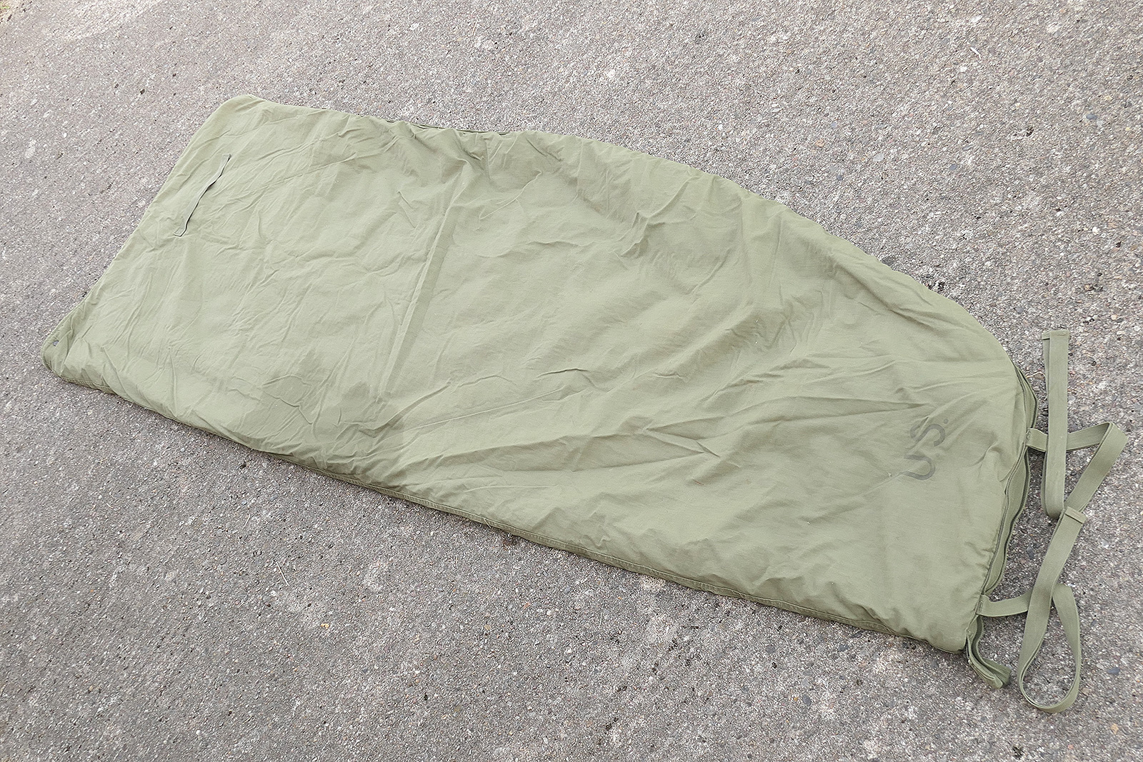 US ARMY Bag Sleeping Comforter Regular Korea Feather / Down Sleeping Bag 1952