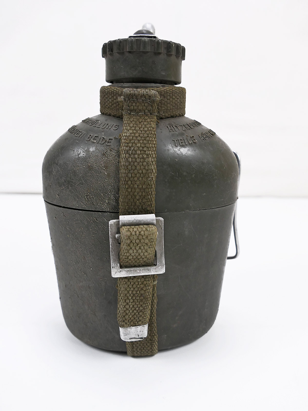 Original Bundeswehr BW canteen 1st model PSL 56 with cup PSL56 SELTEN