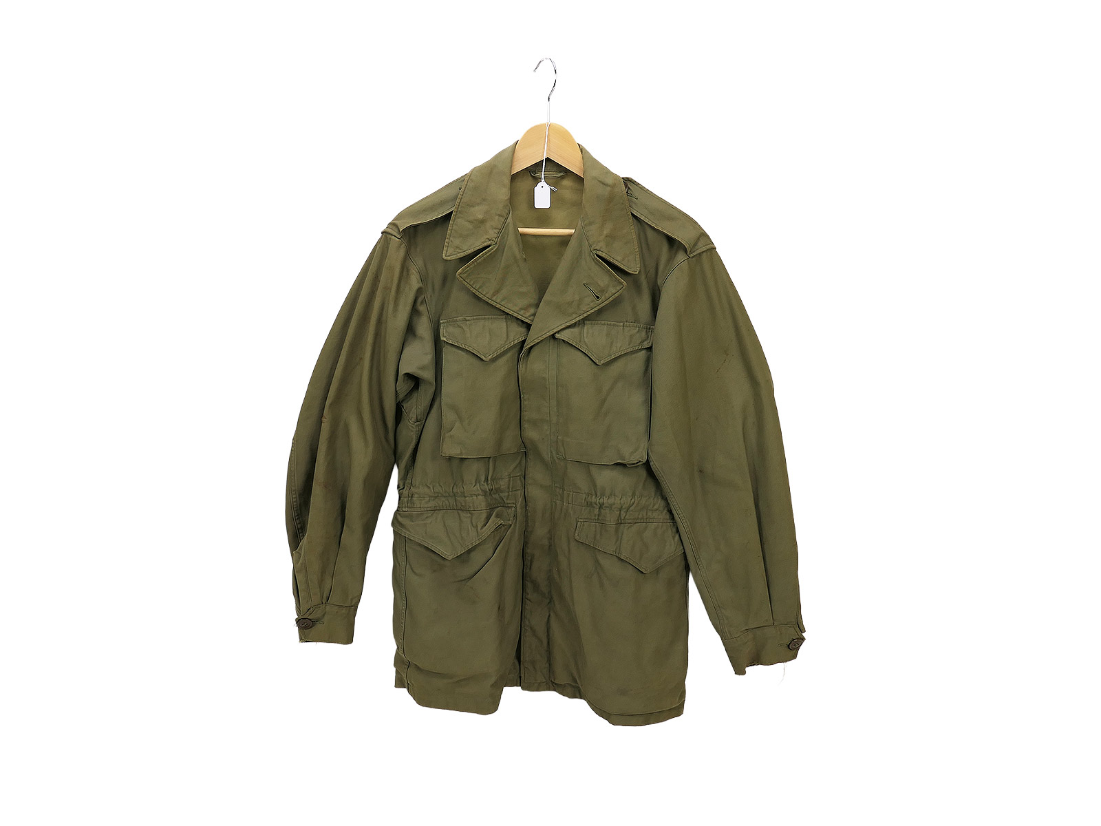 Original US WW2 M43 Field Jacket – Jeep Jacket – COLLECTION BATTLE WORN