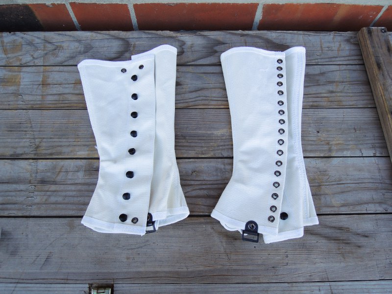 4222-1 Gaiters M1938 US MP Military Police Leggings white with selection 3R / 4R