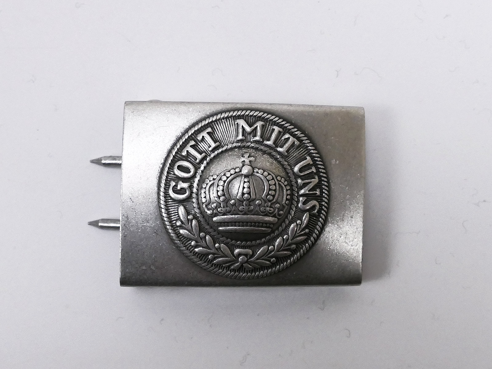 Belt lock "God with us" imperial crown