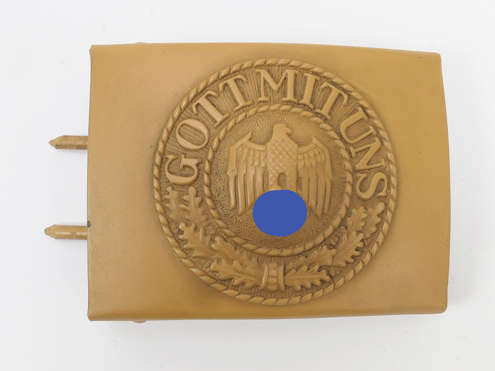 Wehrmacht Alu Kasten Koppelschloss DAK - God with us - Manufacturer JFS Aluminum