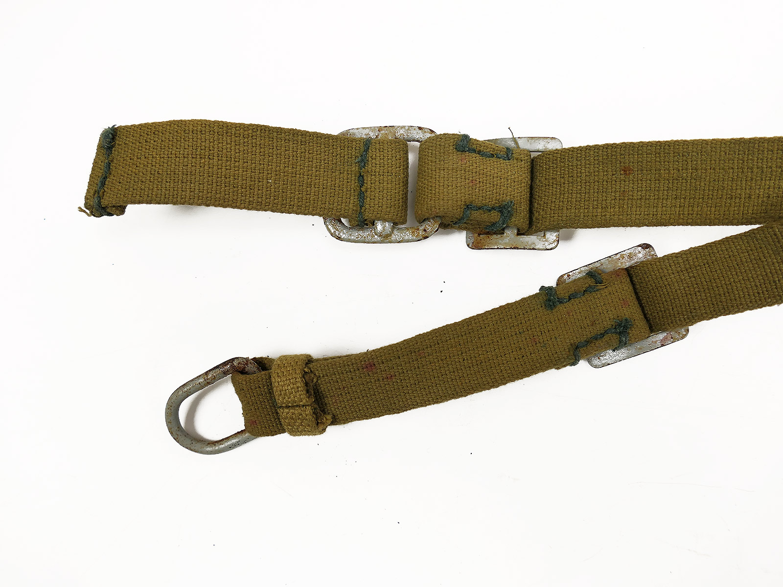 Wehrmacht DAK Afrika Korps Tropical Web Y-strap Southern Front Late War Belt Carrying Frame